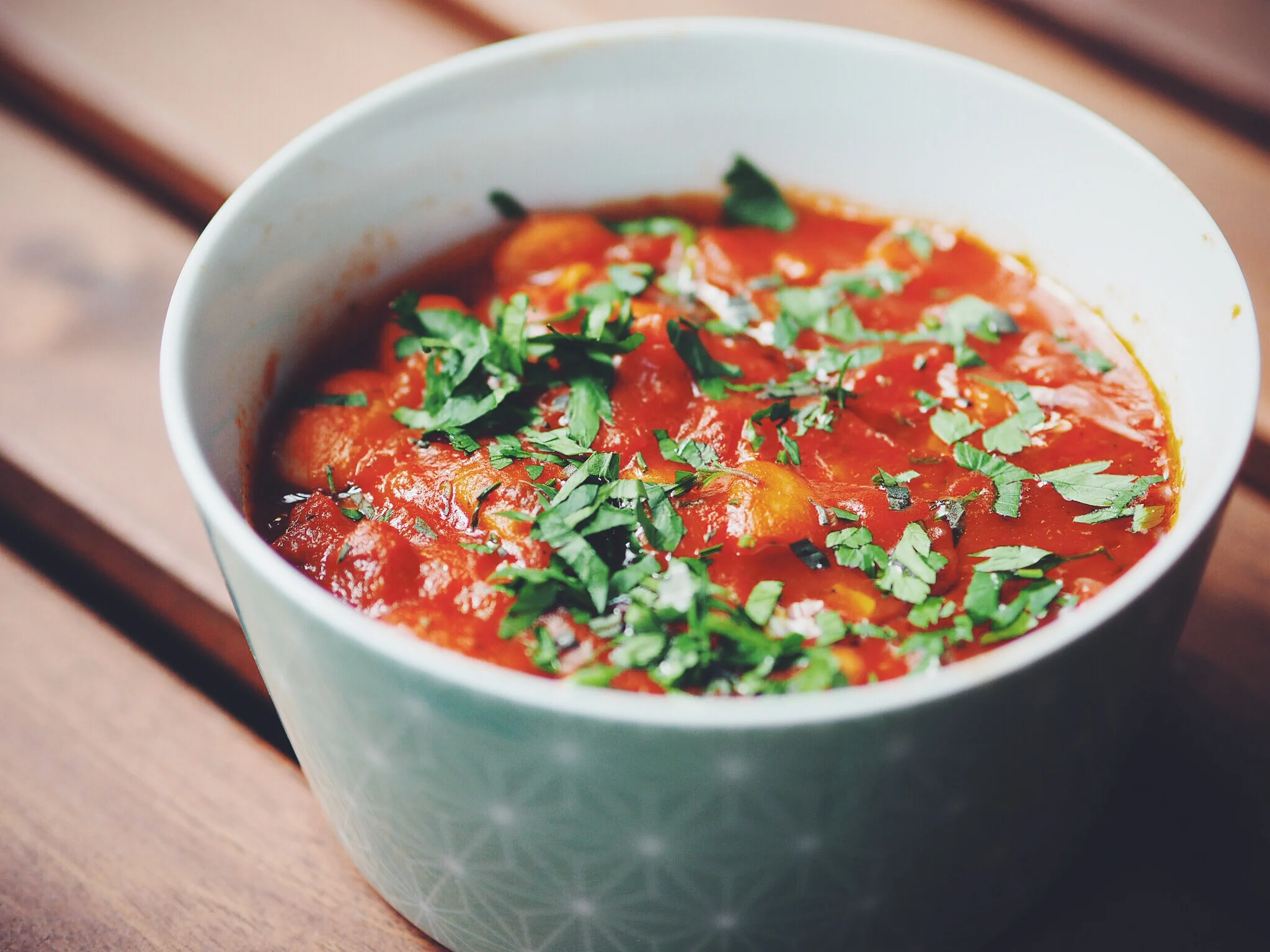 Gigantes- weiße Riesenbohnen in Tomatensoße (vegan)