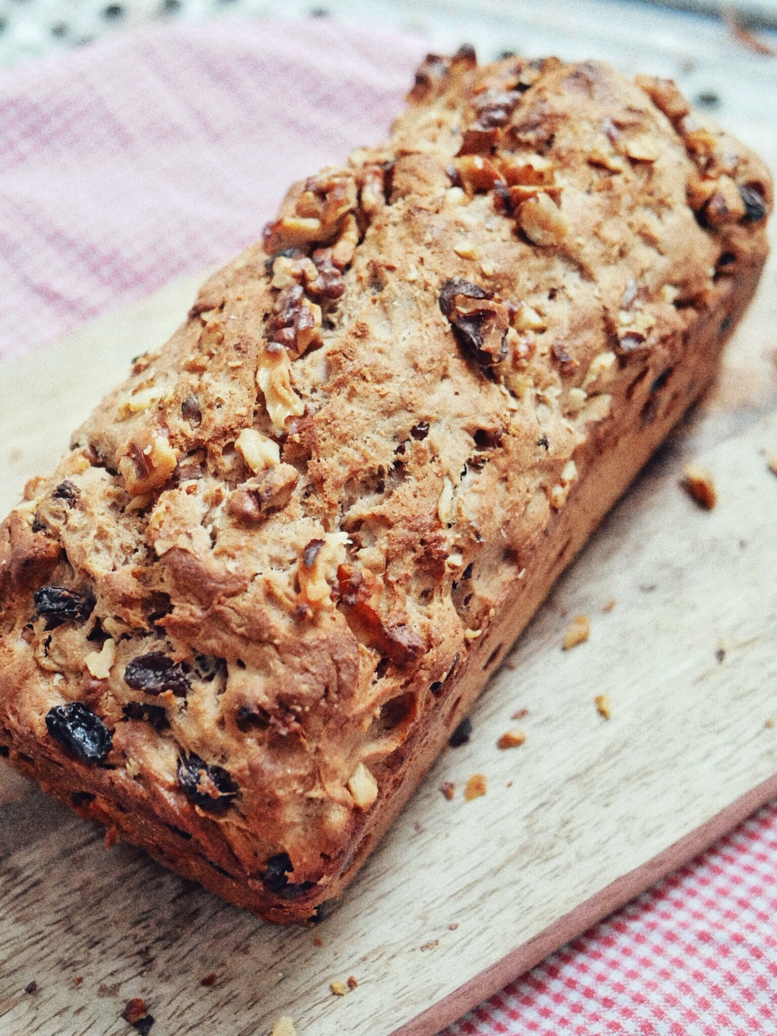 Rosinen-Walnuss-Brot mit Ahornsirup und Zimt (vegan) — Barsista