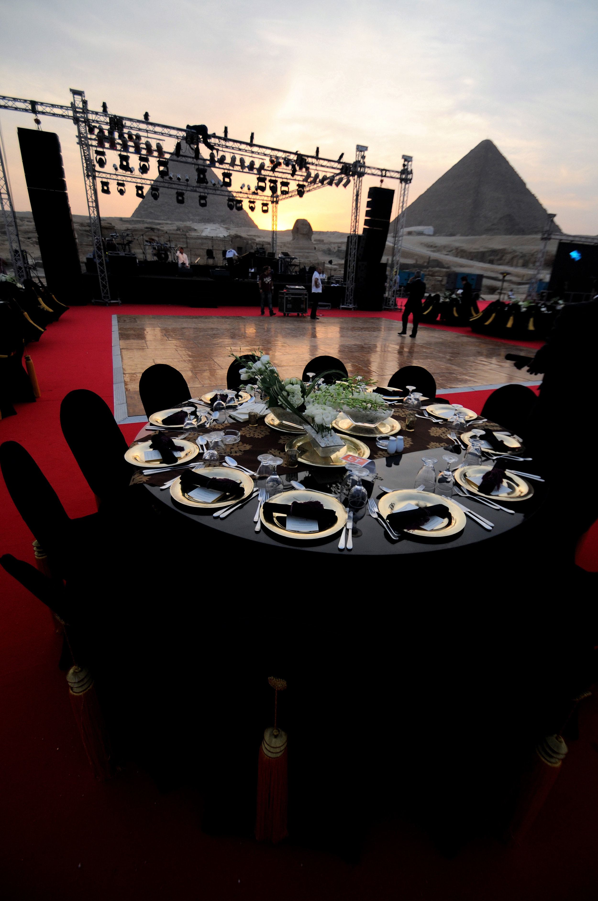  Corporate event By the Pyramids byganz events 