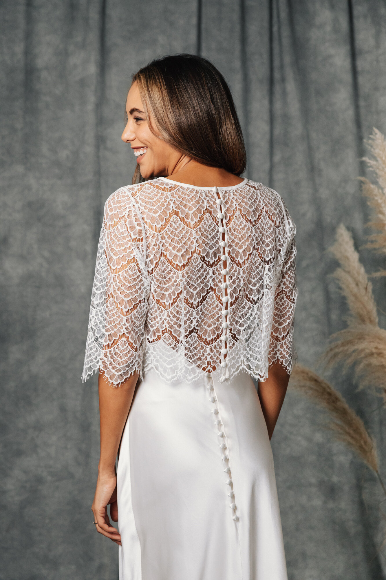 Sweet Pea top | A modern, feminine bridal top made from luxury French ...