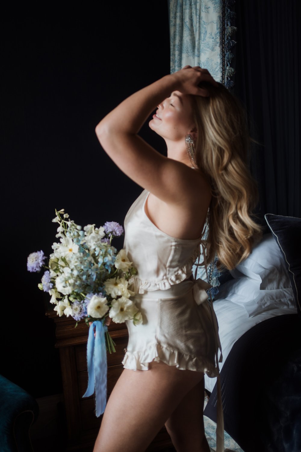 Kate Beaumont silk honeymoon lingerie Faye Wilde wedding photography Prestwold Hall 5.jpg