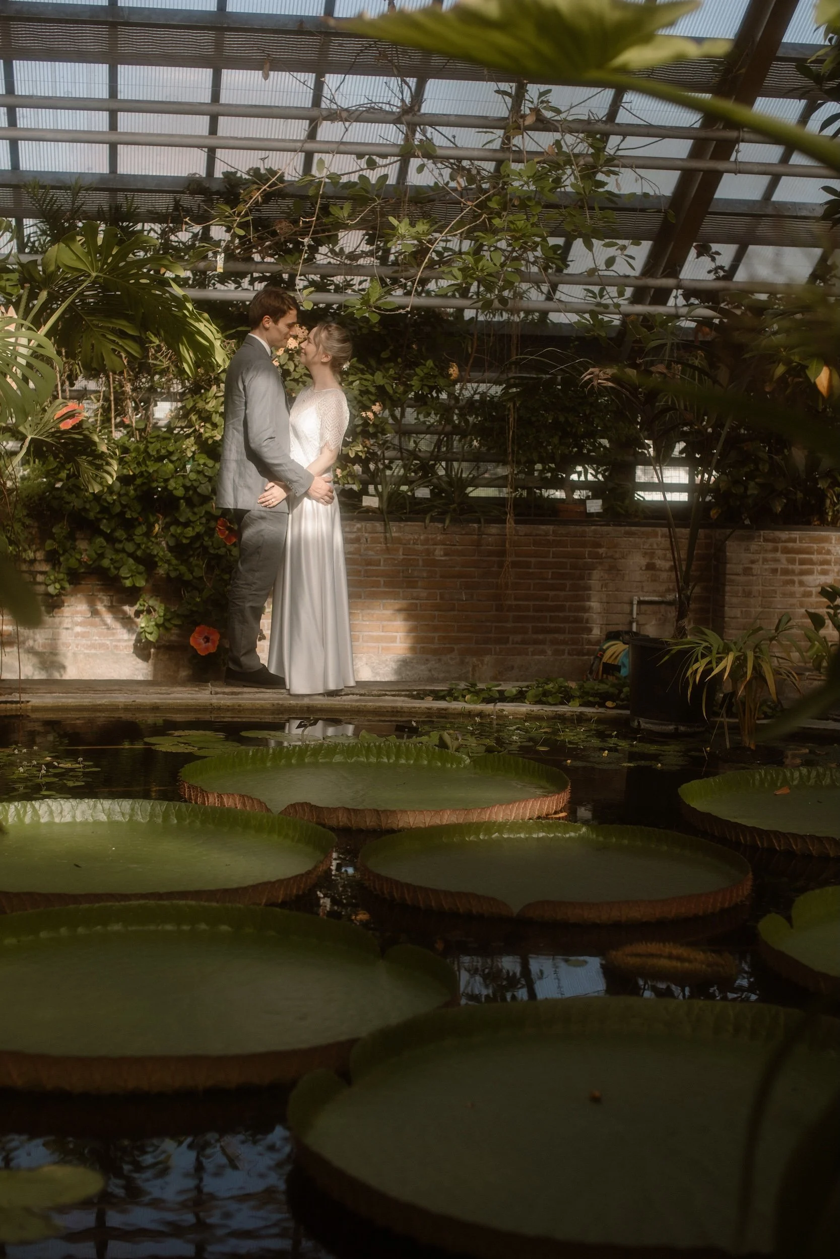 Real Kate Beaumont bride Hermaleigh silk slip wedding dress lace bridal top by Carol Eijck Photography-54.jpg