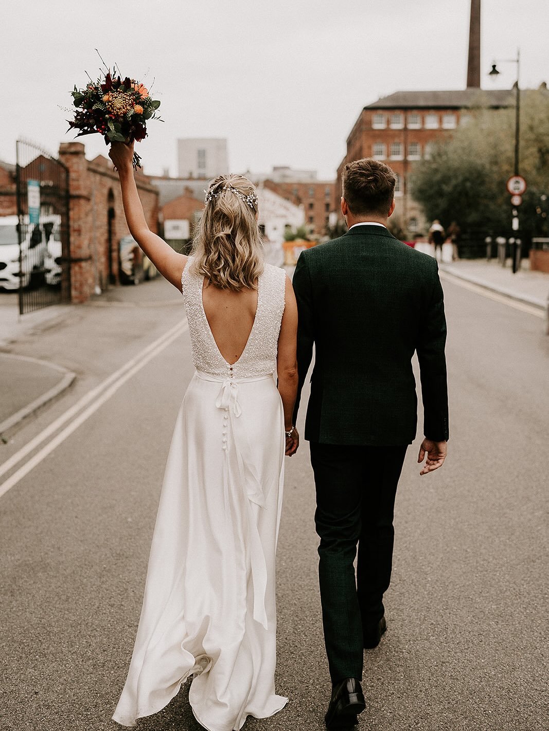 Three of my favourite previews from Issy and Ryan&rsquo;s gorgeous celebration at @events_at_victoria a few weeks ago. Lots more to share soon. 
Issy wore our sequins and silk Angelica gown so beautifully. 
📸 by the excellent @mirl.and.co ✨