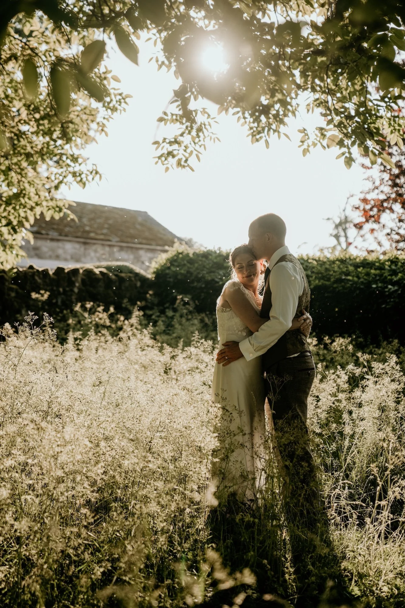 Kate Beaumont real bride Sophie in bridal separates Cosmos silk slip Hydrangea lace top - Jenna Carpenter Photography-43.JPG
