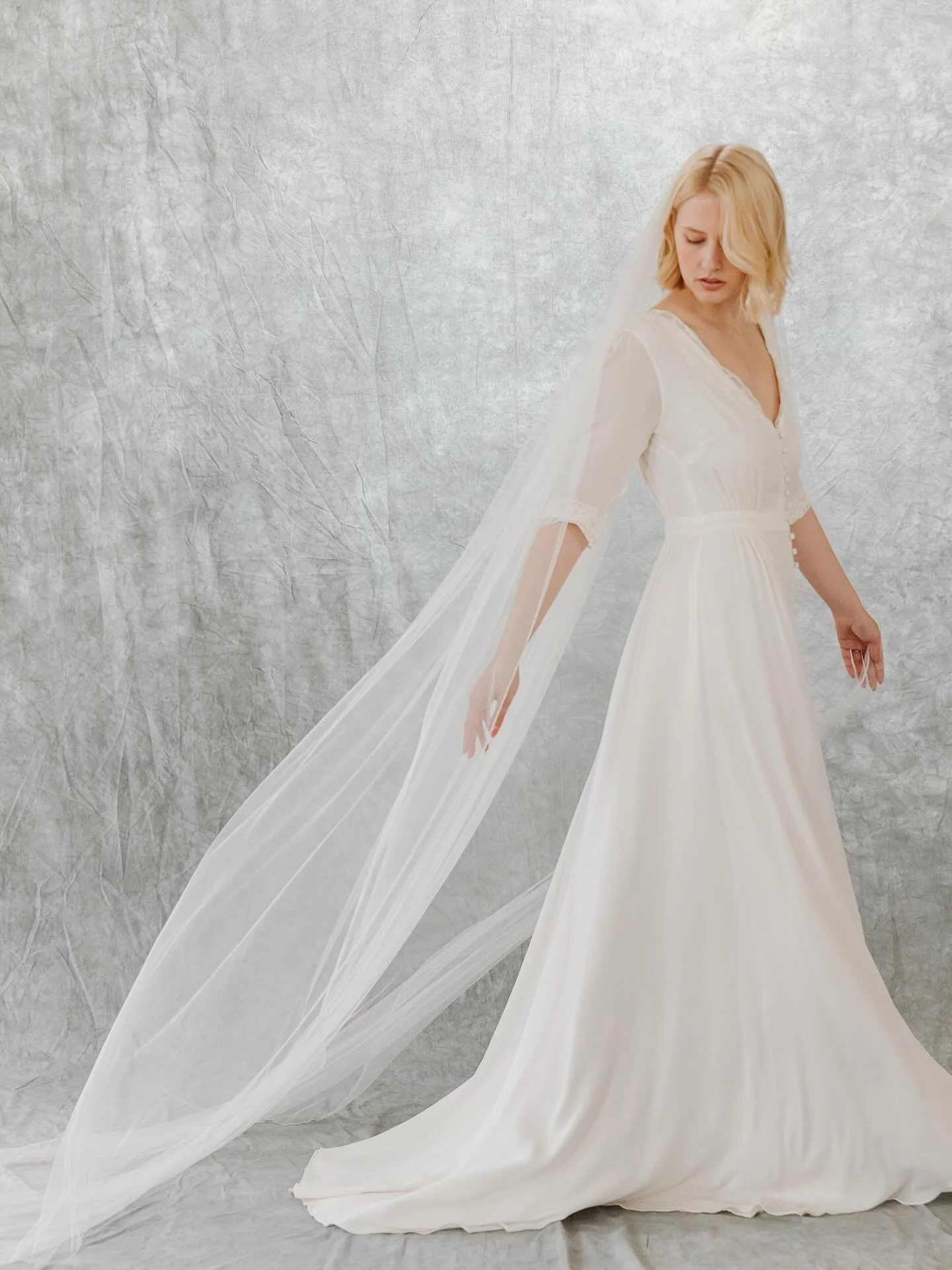 Sending so much love to Abi - marrying today here in Sheffield wearing the Corncockle gown. Hope they&rsquo;re having the most amazing celebration.