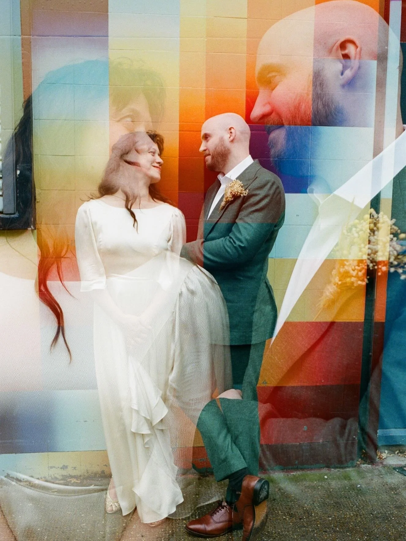 Adriana in her Lunaria gown is new to my website. Such a joy-filled wedding - perfectly fitting as Adri is such a joy herself. 
Adriana married Andy in London&rsquo;s Abney Park Chapel and celebrated at The Hackney - a gorgeous day surrounded by thei