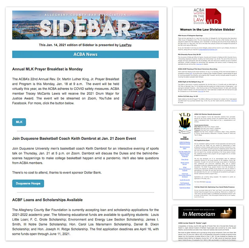 Sidebar E-Newsletter