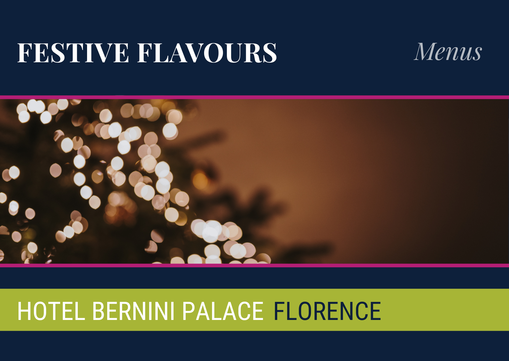Festive Flavours of Florence with Hotel Bernini Palace