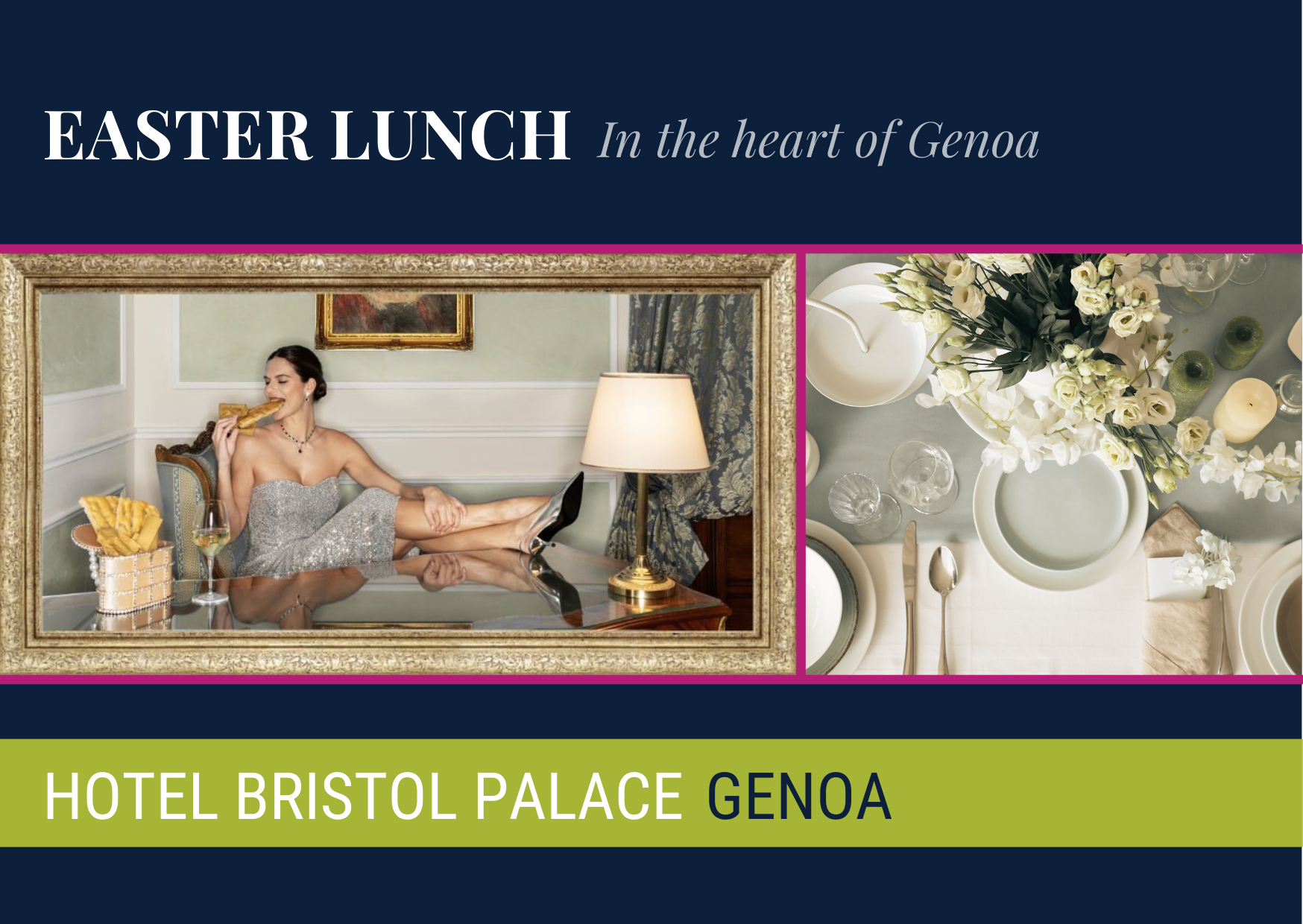 Easter Lunch: In the heart of Genoa, Hotel Bristol Palace