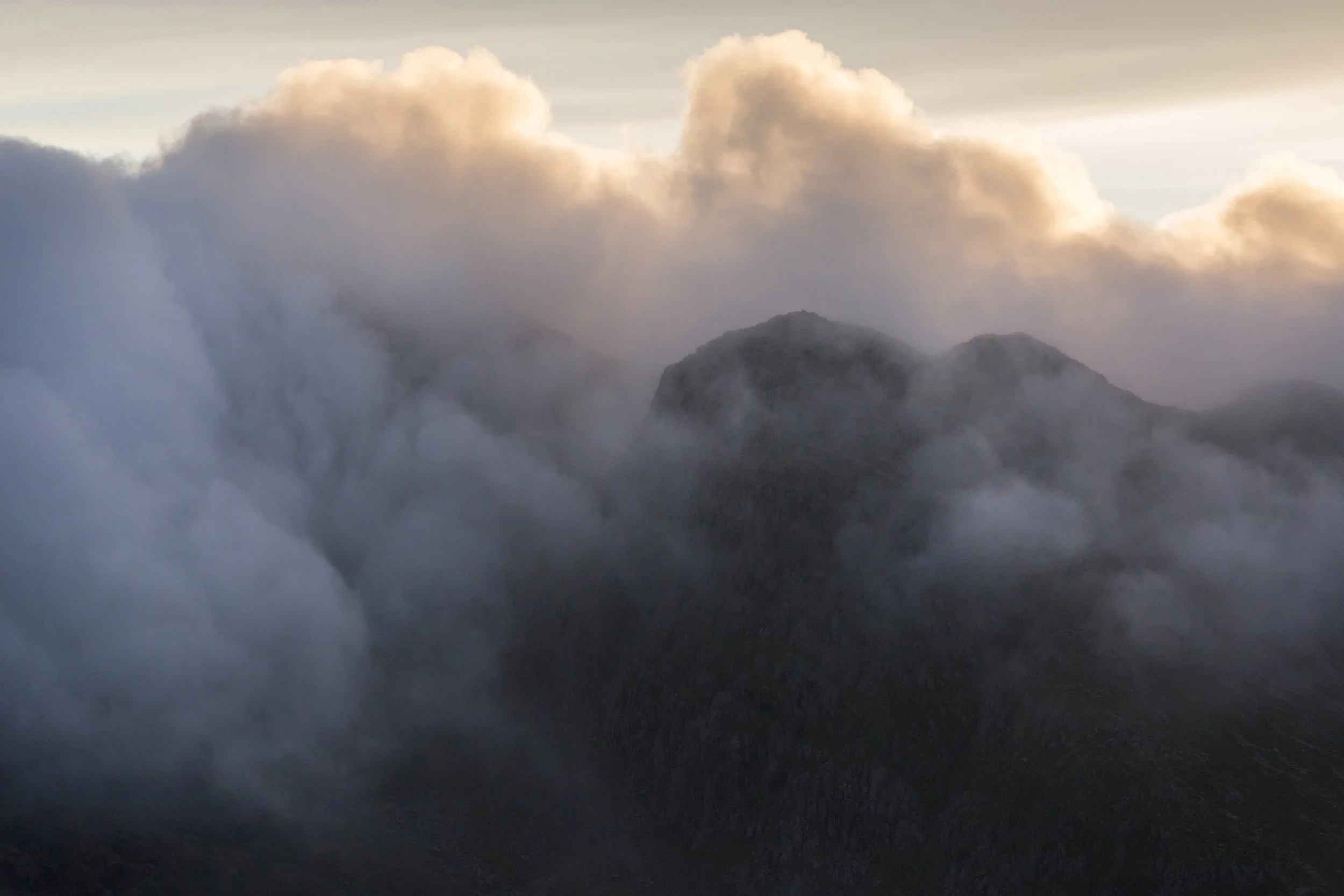 Crinkle Crags sunset, Lake District