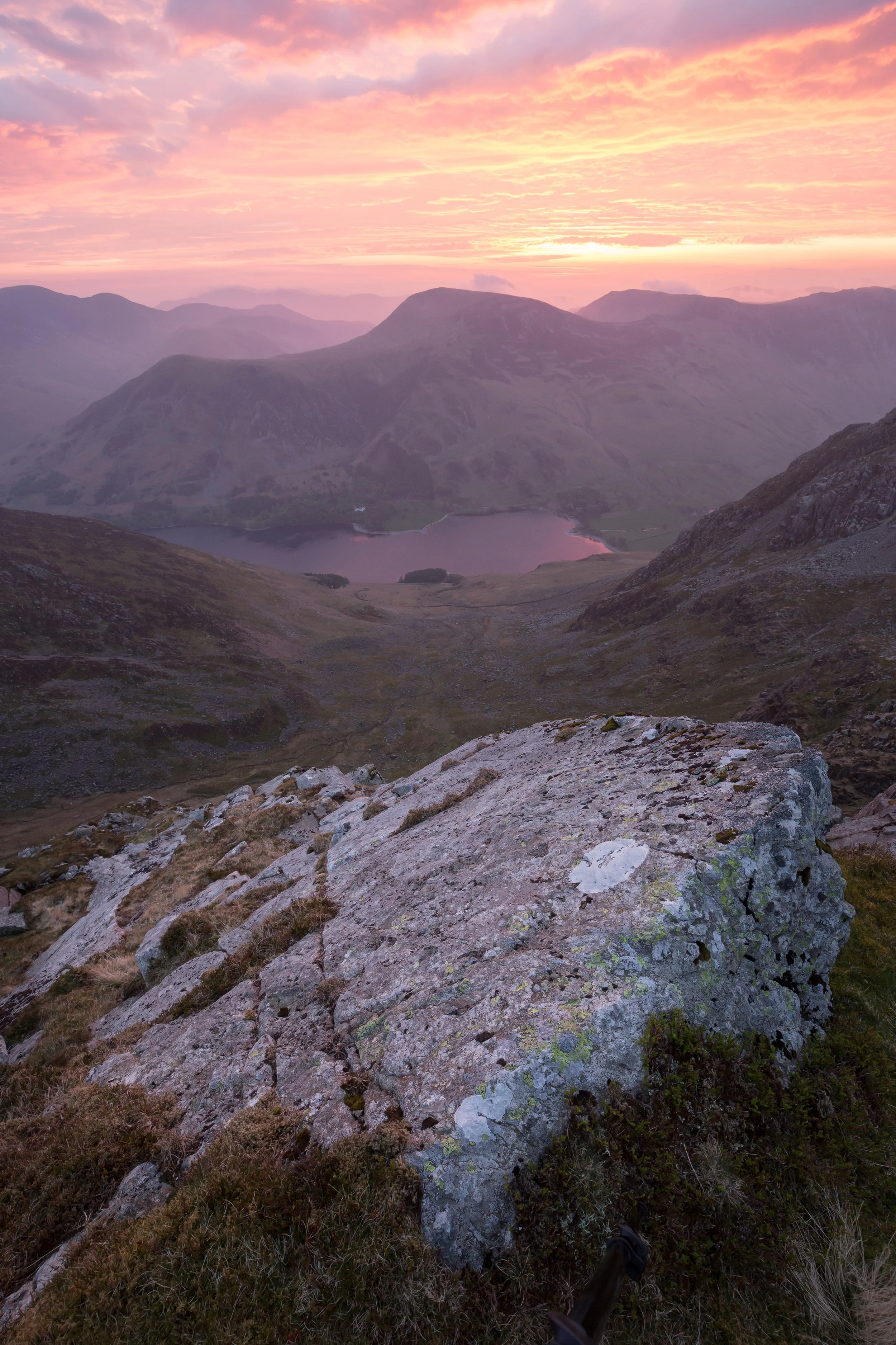 Fire over Buttermere, Lake District