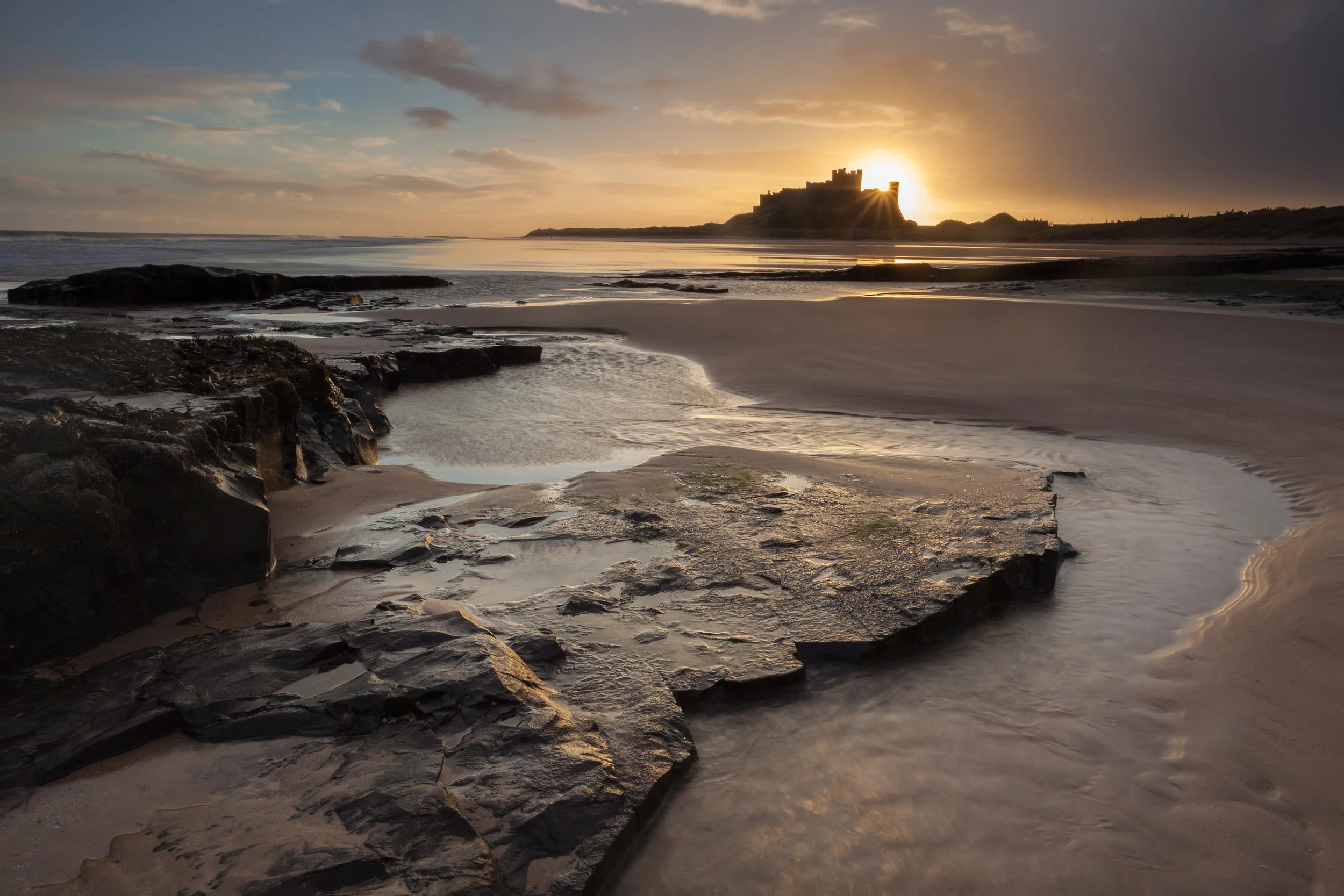 Bamburgh rock, Northumberland