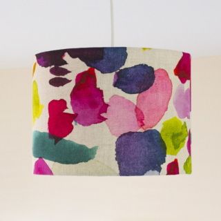 DIY Abstract Lampshade — joyride Painting lamp shades, Diy lamp shade