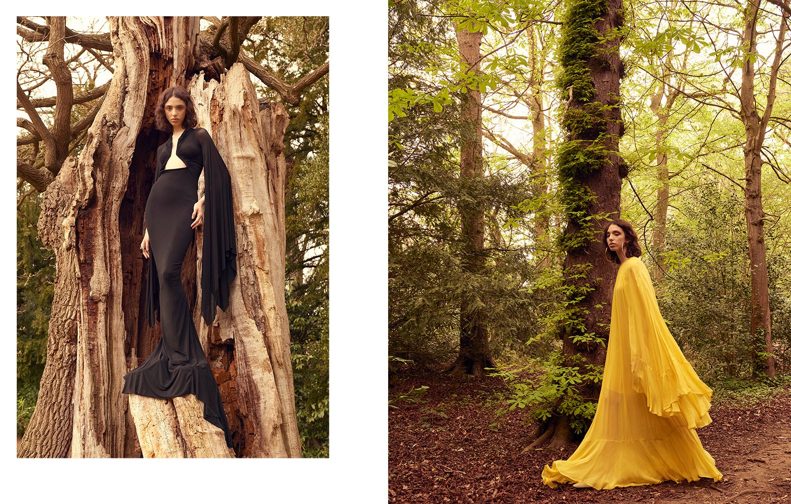  Lana Roost in the trees  Shot for Vogue Arabia   