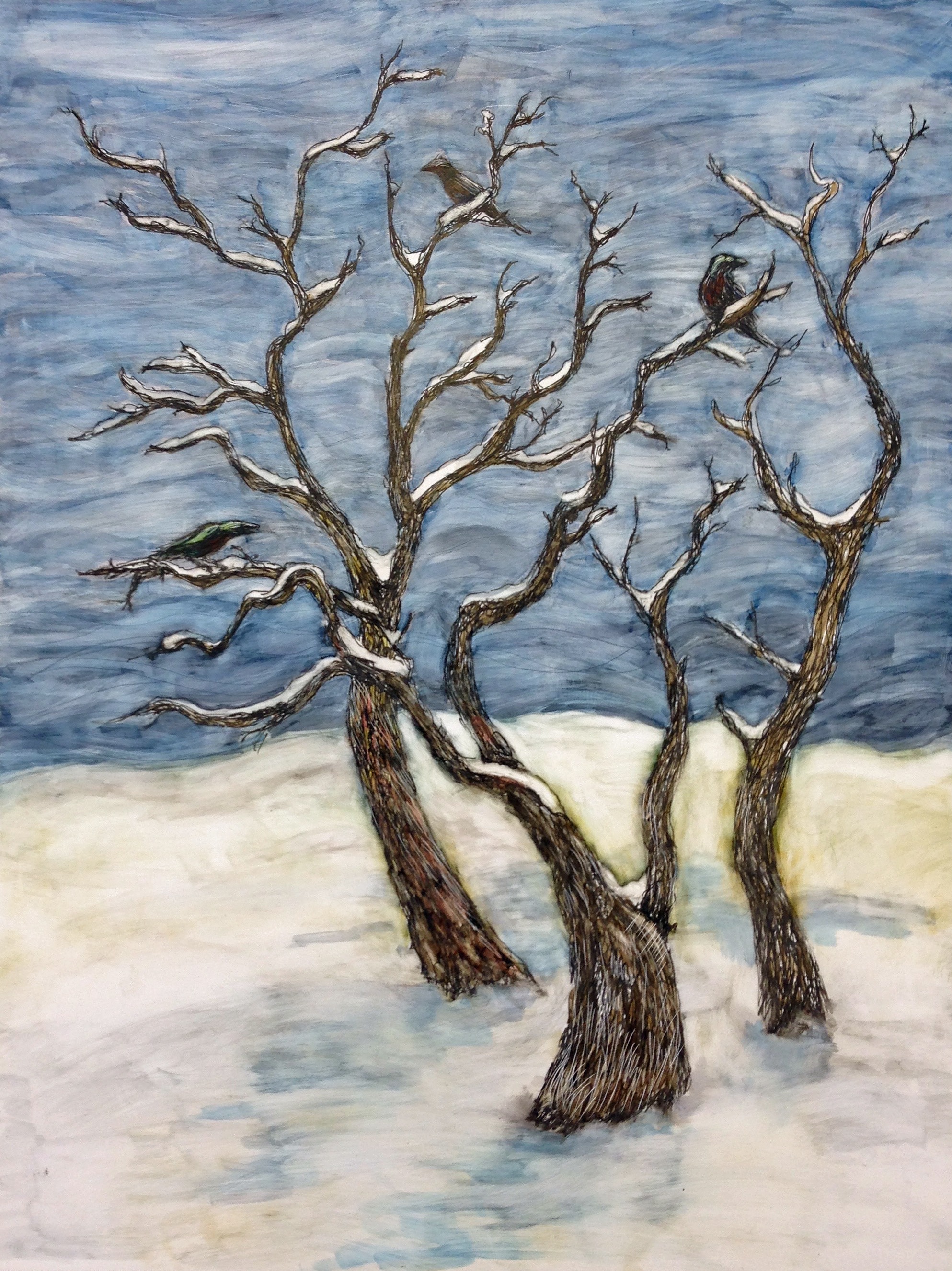 Thirteen Ways of Looking at a Blackbird: Stanza II