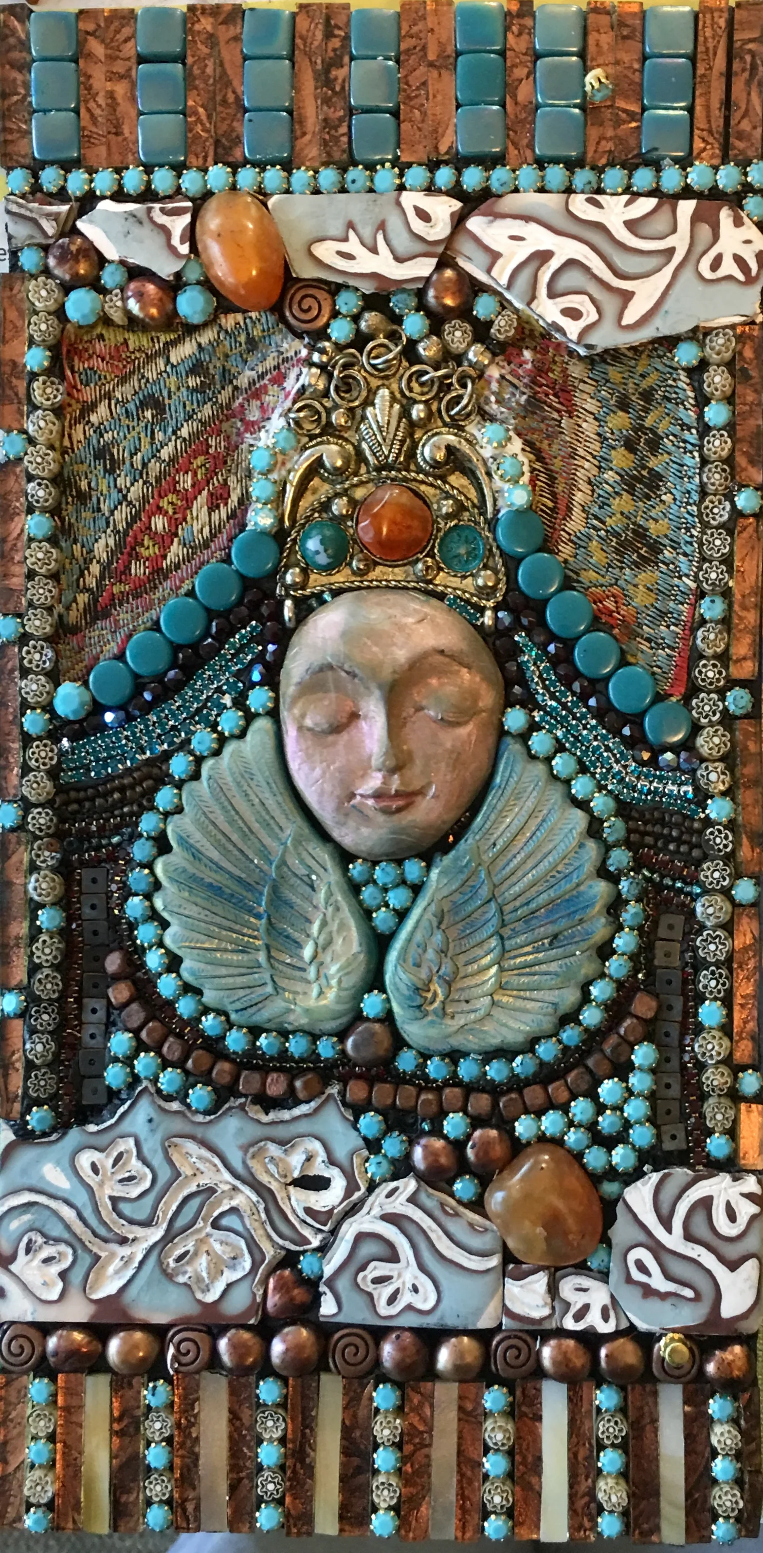Queen - Mixed Media Tapestry