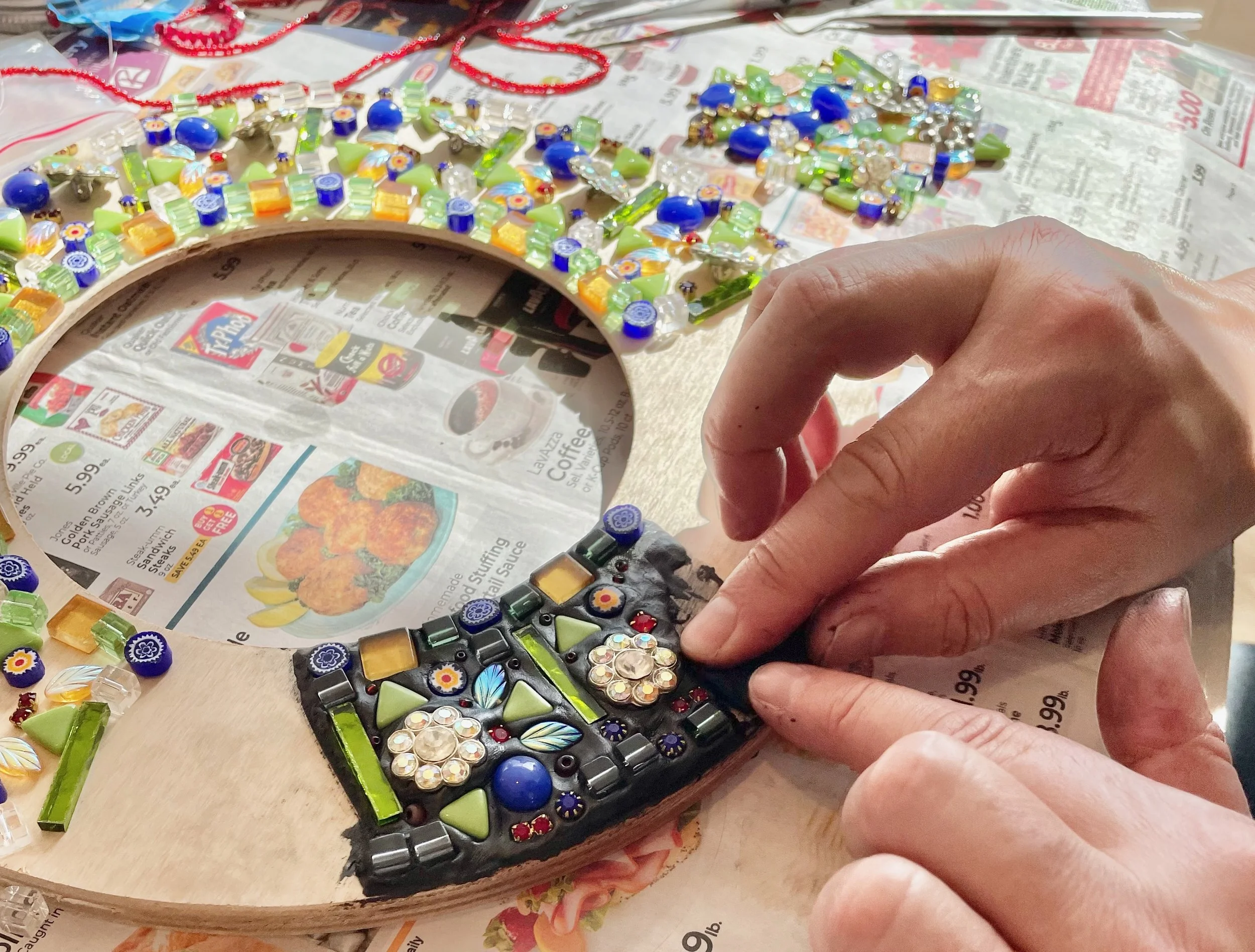 Mosaic Mirror Workshop