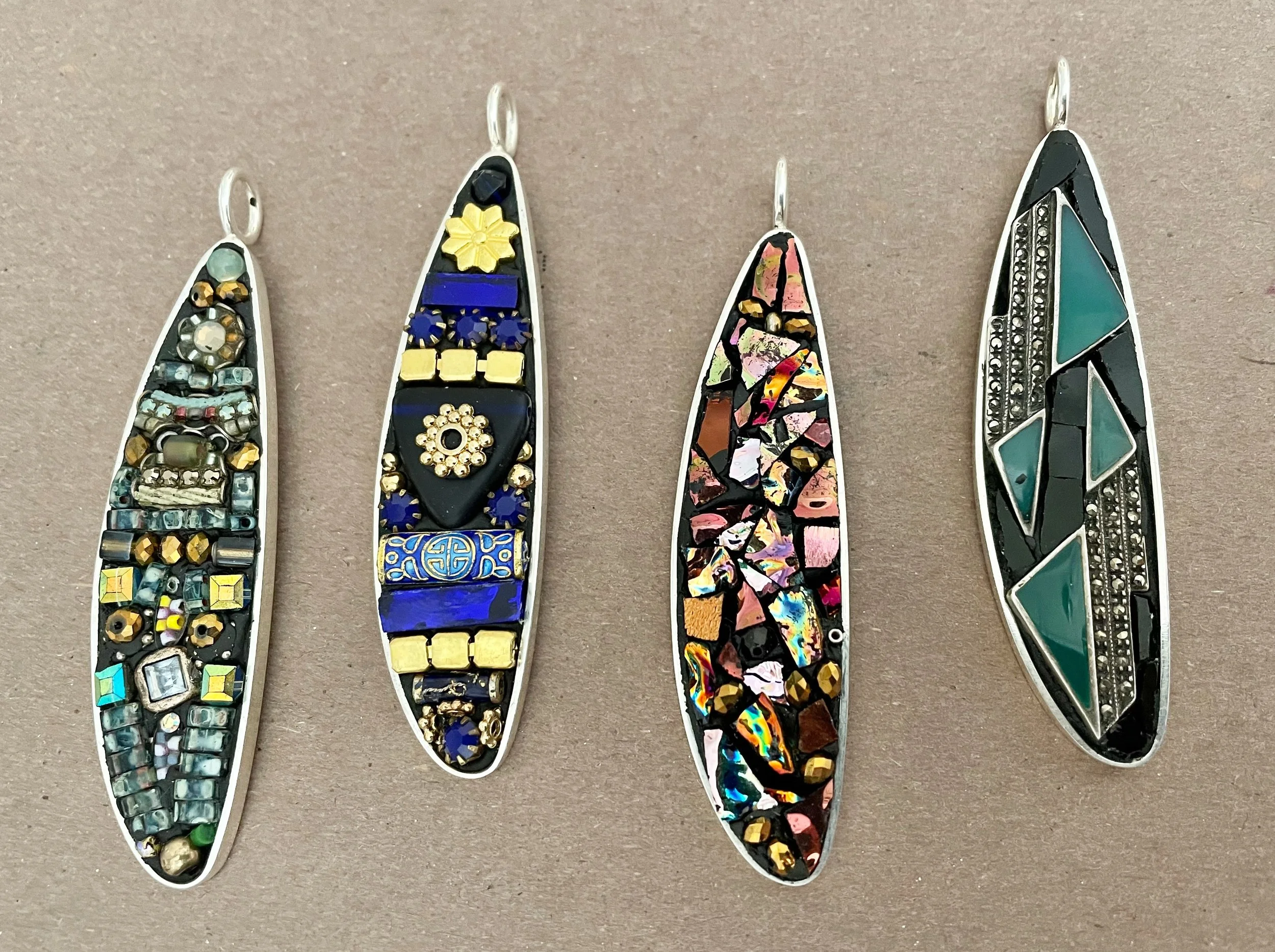 Mosaic Pod Pendants