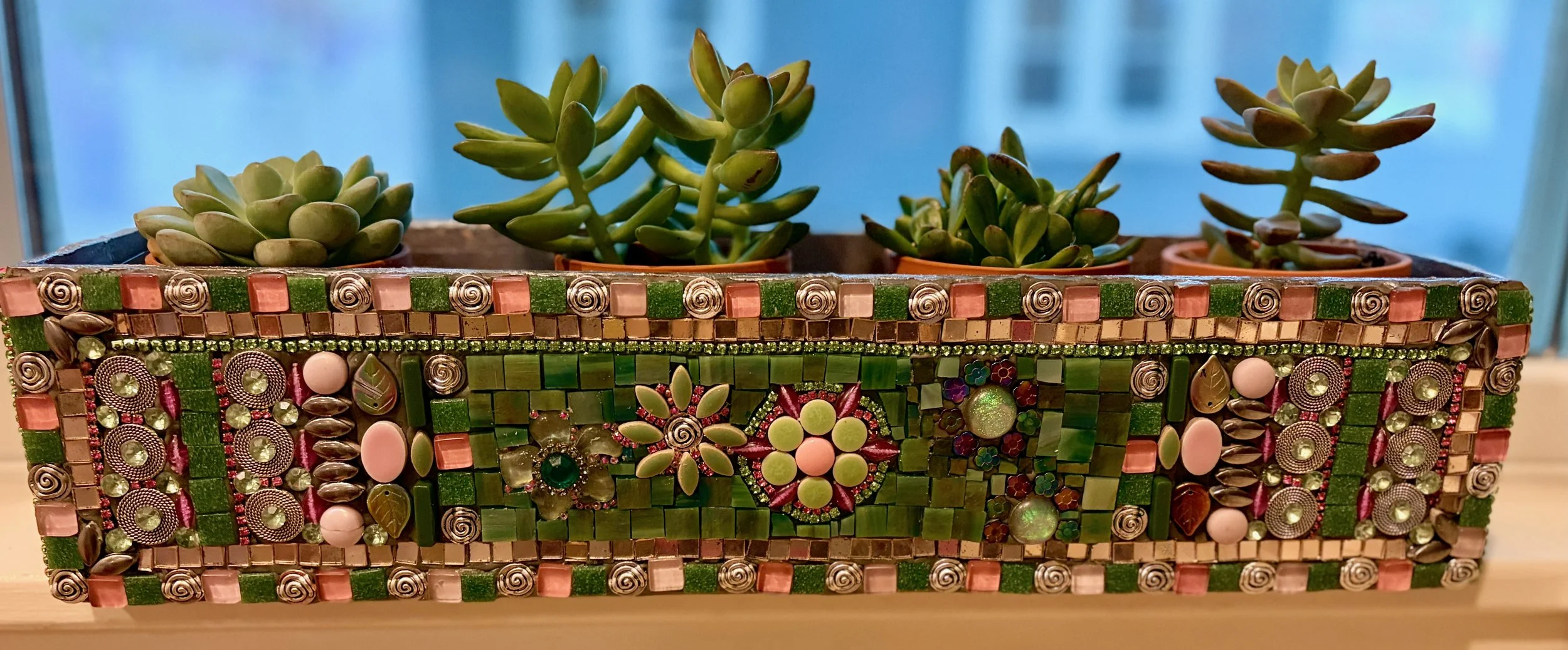 Make a Mosaic Centerpiece for Your Holiday Table