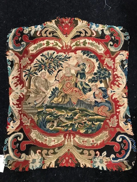 AN 18THC FRENCH NEEDLEWORK