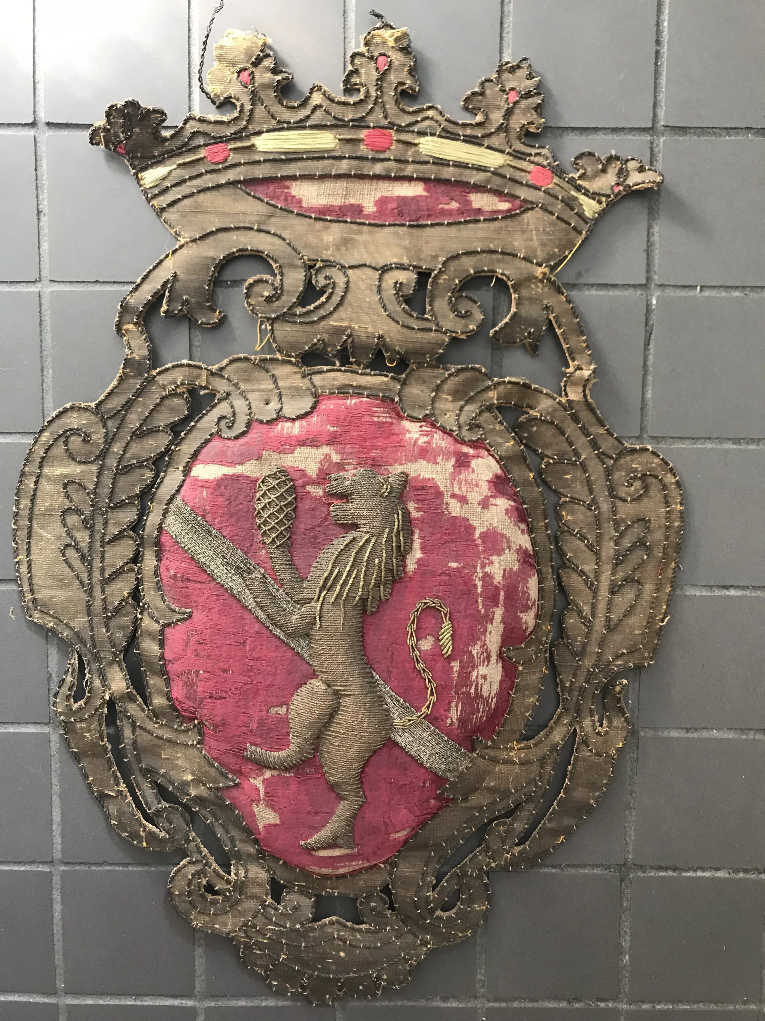 17THC ITALIAN ARMORIAL PANEL