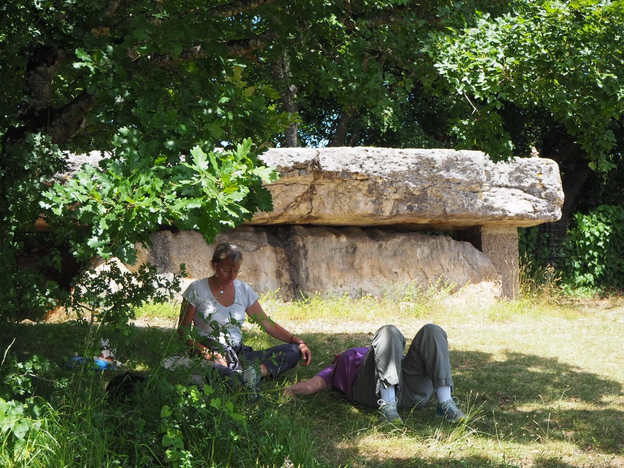  Picnic at Megalithic Site of the Dolmen de la Pierre Levée