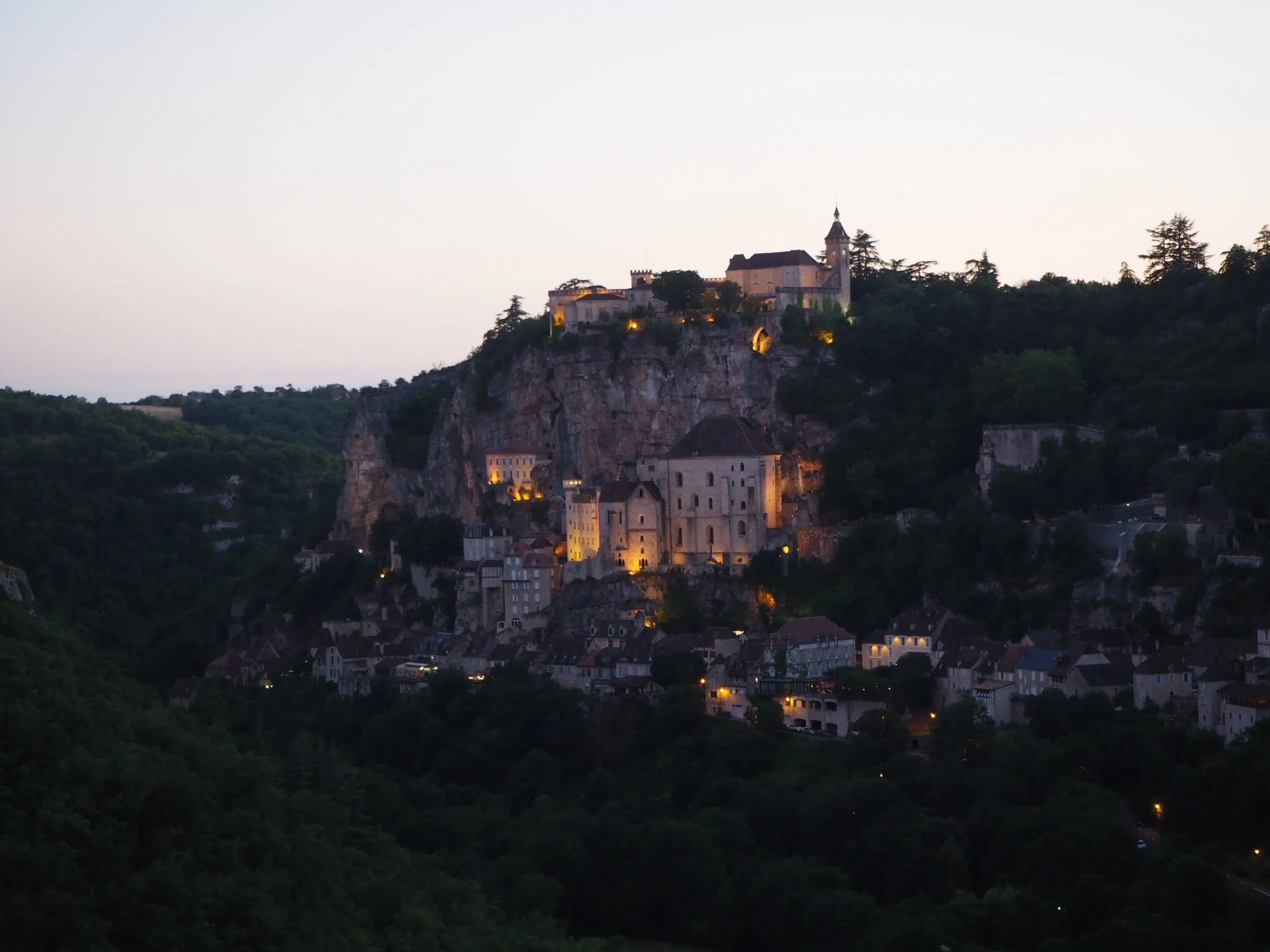 Evening View of the magical Rocamadour