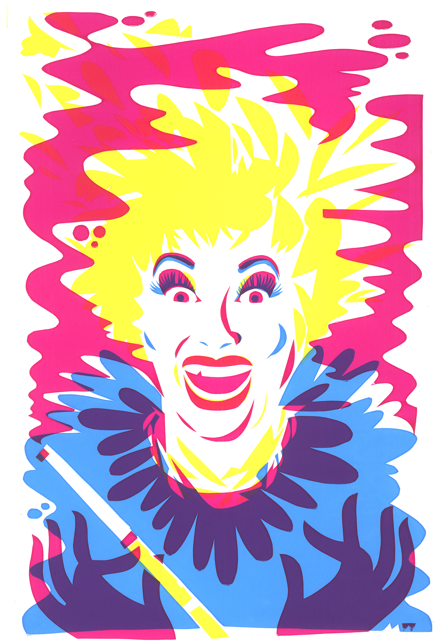 Phyllis Diller (Pink Smoke) 