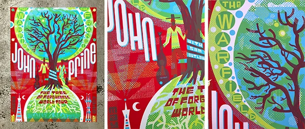 Here are some images of the printed poster courtesy End Hymns Printing Company.