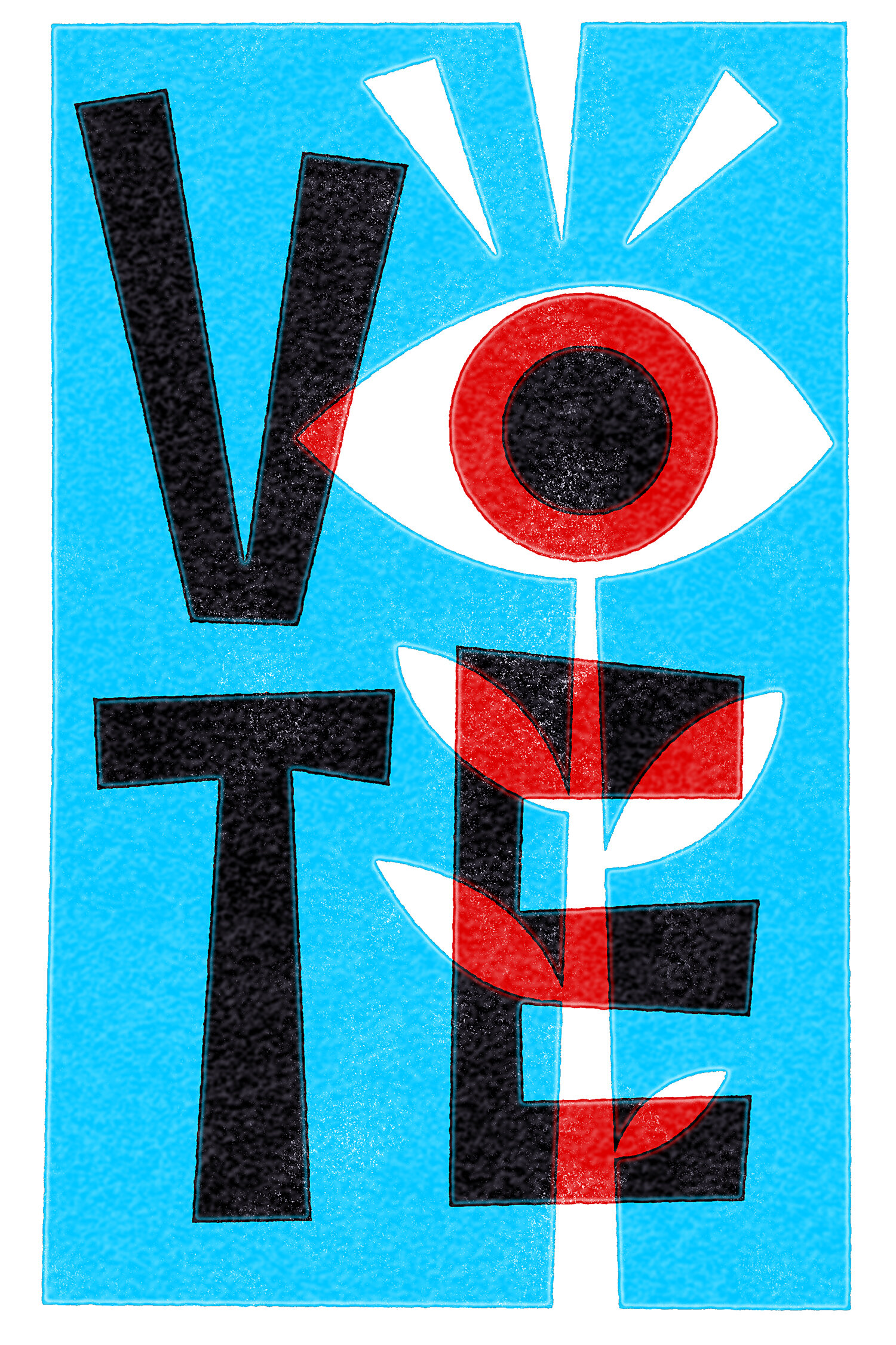 Eyeball Vote Stamp