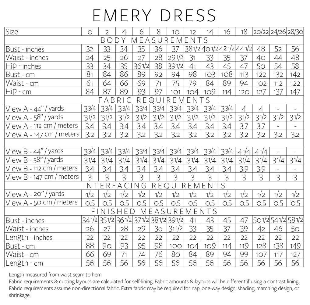 Emery Dress Sewing Pattern by Christine Haynes
