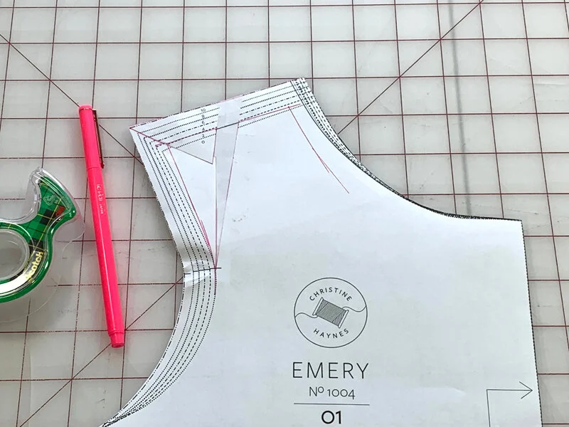 Emery Dress Sewalong: Narrow & Wide Shoulder Adjustments — Christine Haynes