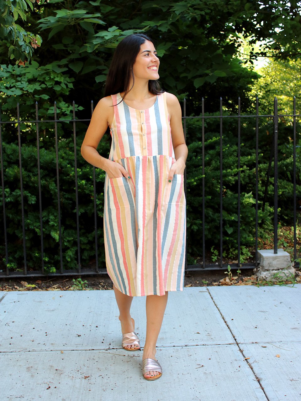 verano tank dress pattern christine haynes