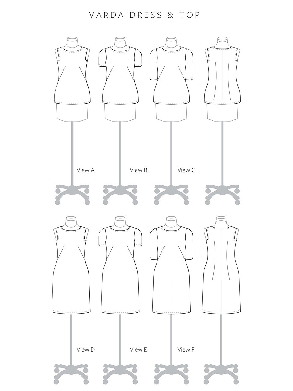 varda dress sewing pattern christine haynes