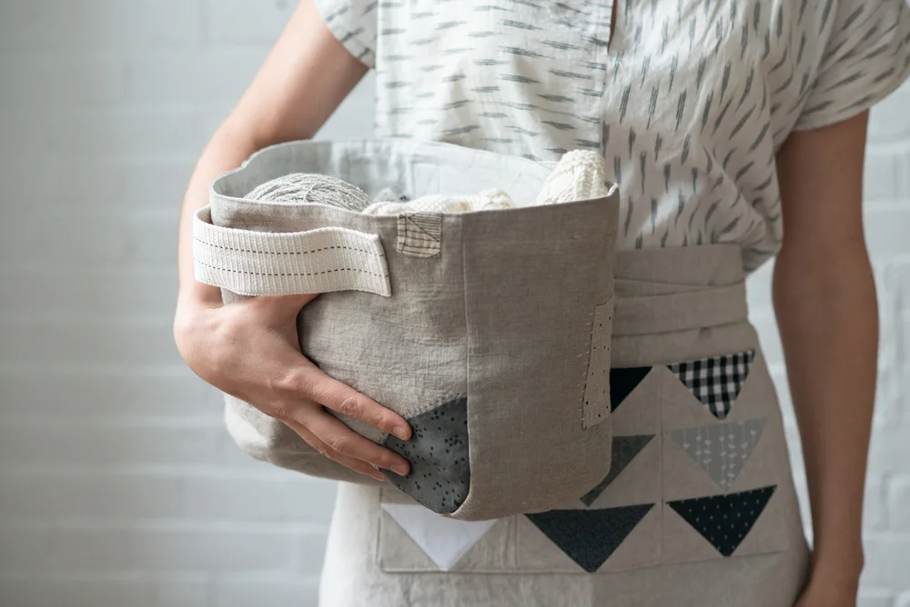 Stash Pocket Tote PDF Sewing Pattern