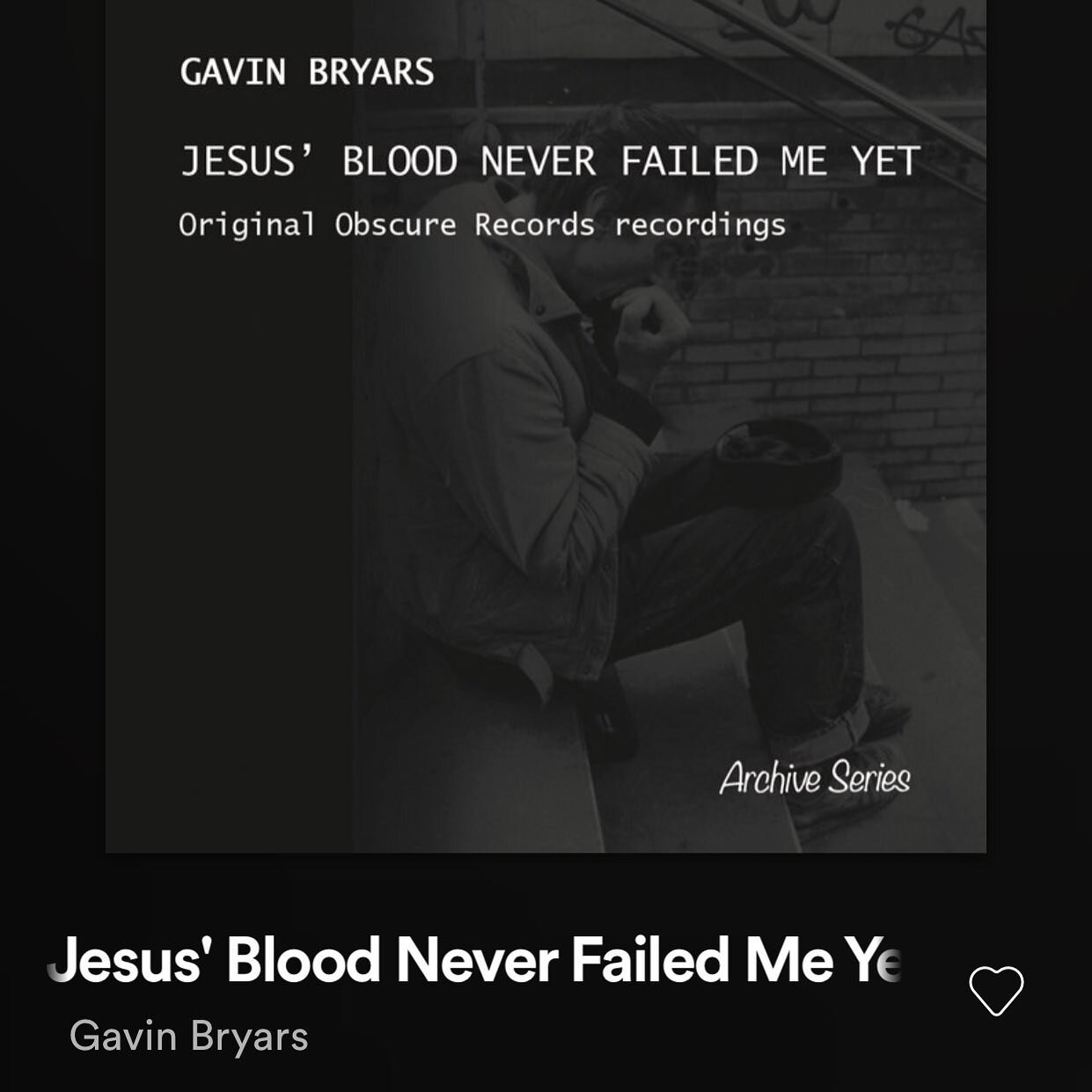 When low and searching for meaning in this challenging and unjust world, there is always music. #music #goodsong #goodmusic #greatmusic #jesusblood #jesusbloodsong #gavinbryarsensemble #gavinbryars #mercunningham #musicforthedance