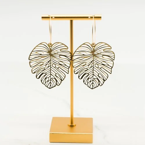KY Monstera Earrings.jfif