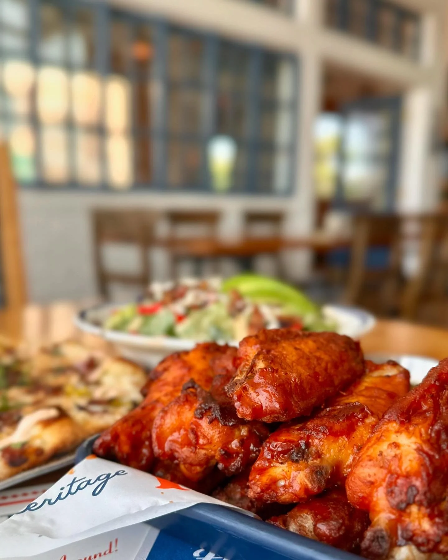 Baked Buffalo Wings: A crowd favorite at Heritage Pizza &amp; Taproom

Boneless or bone-in, celery, Summer Camp Ranch

Heritage Pizza &amp; Taproom

📍3750 Plano Pkwy Suite 600, The Colony, TX 75056

Which craft beer are you pairing with your Baked B