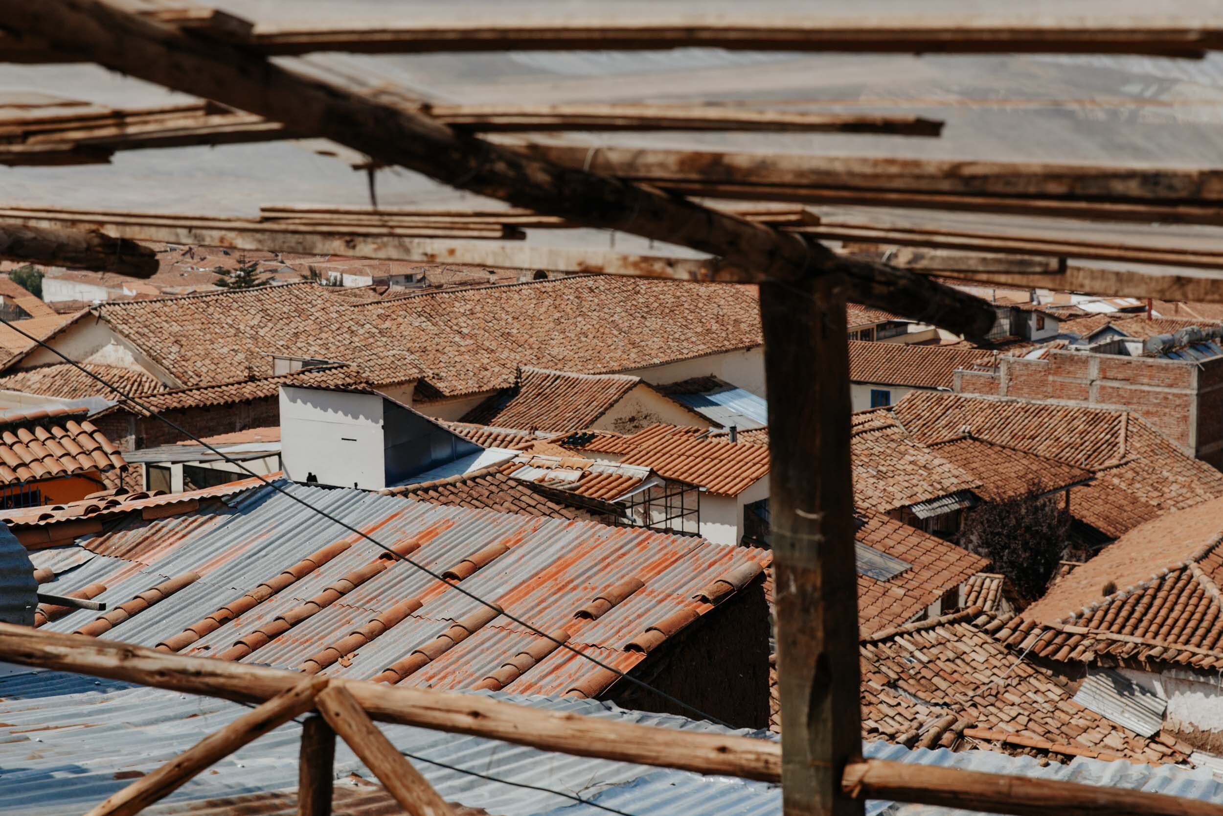 rooftops in cusco peru