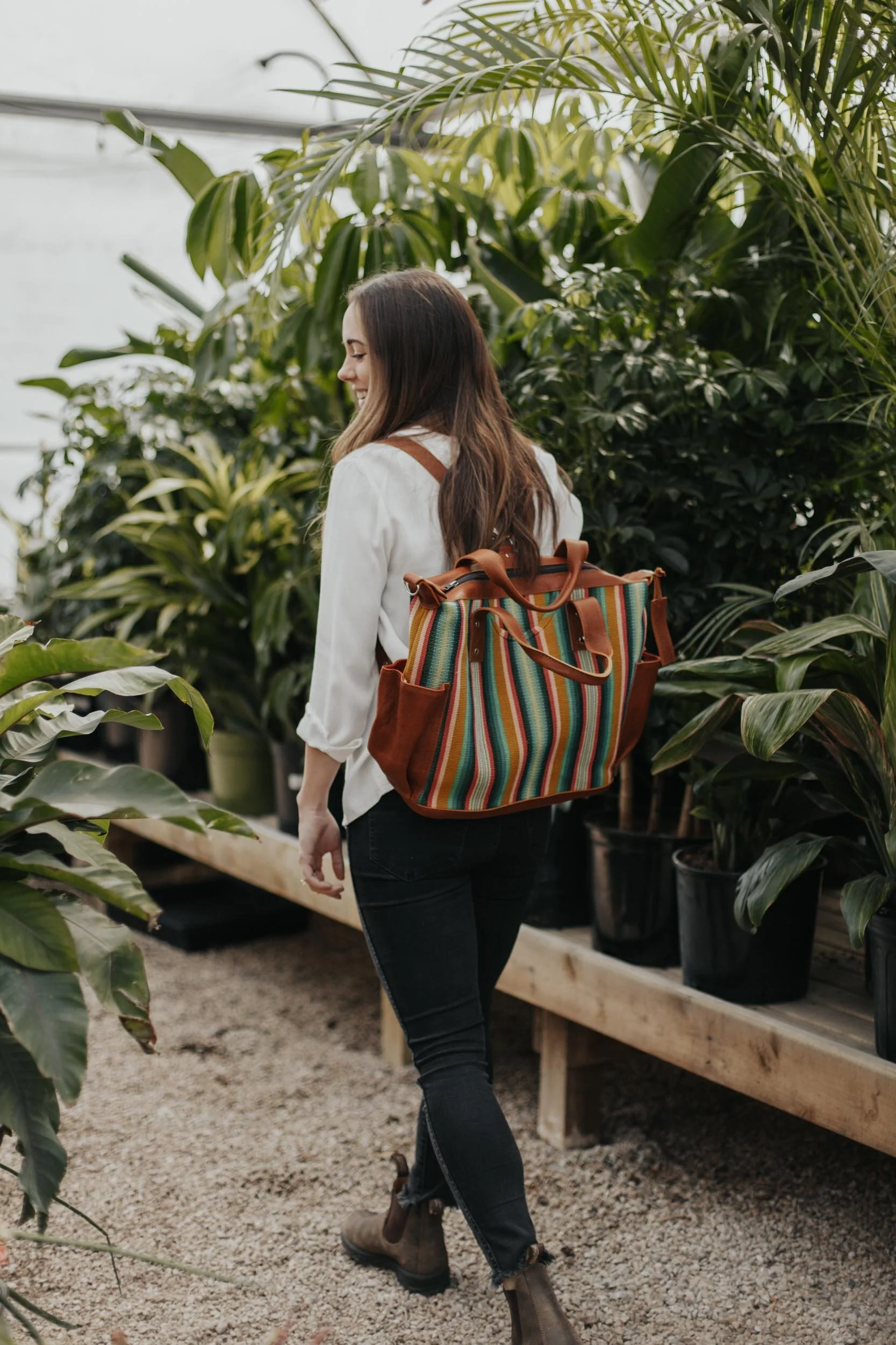 nena and co handwoven and leather artisan bag