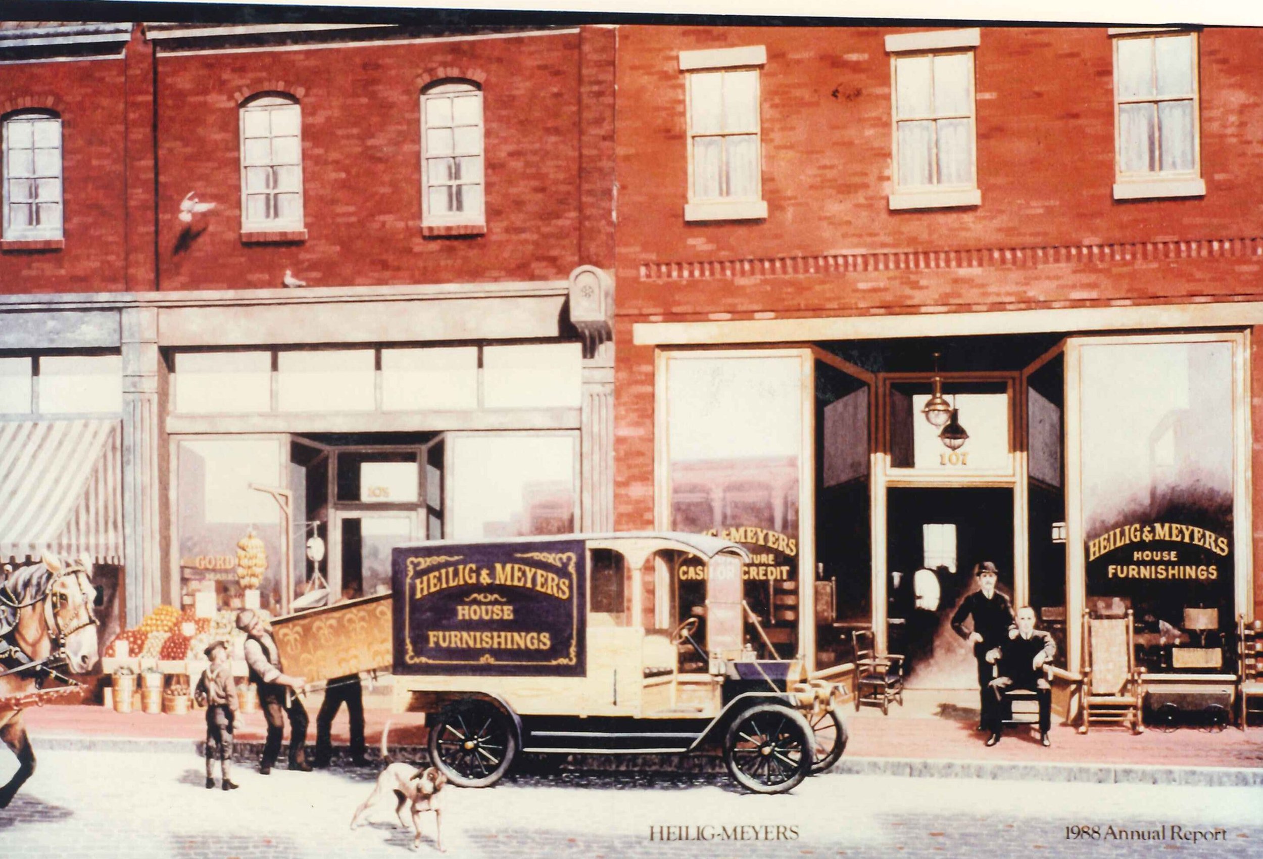 Heilig Meyers first store in Goldsboro, N.C., 1913