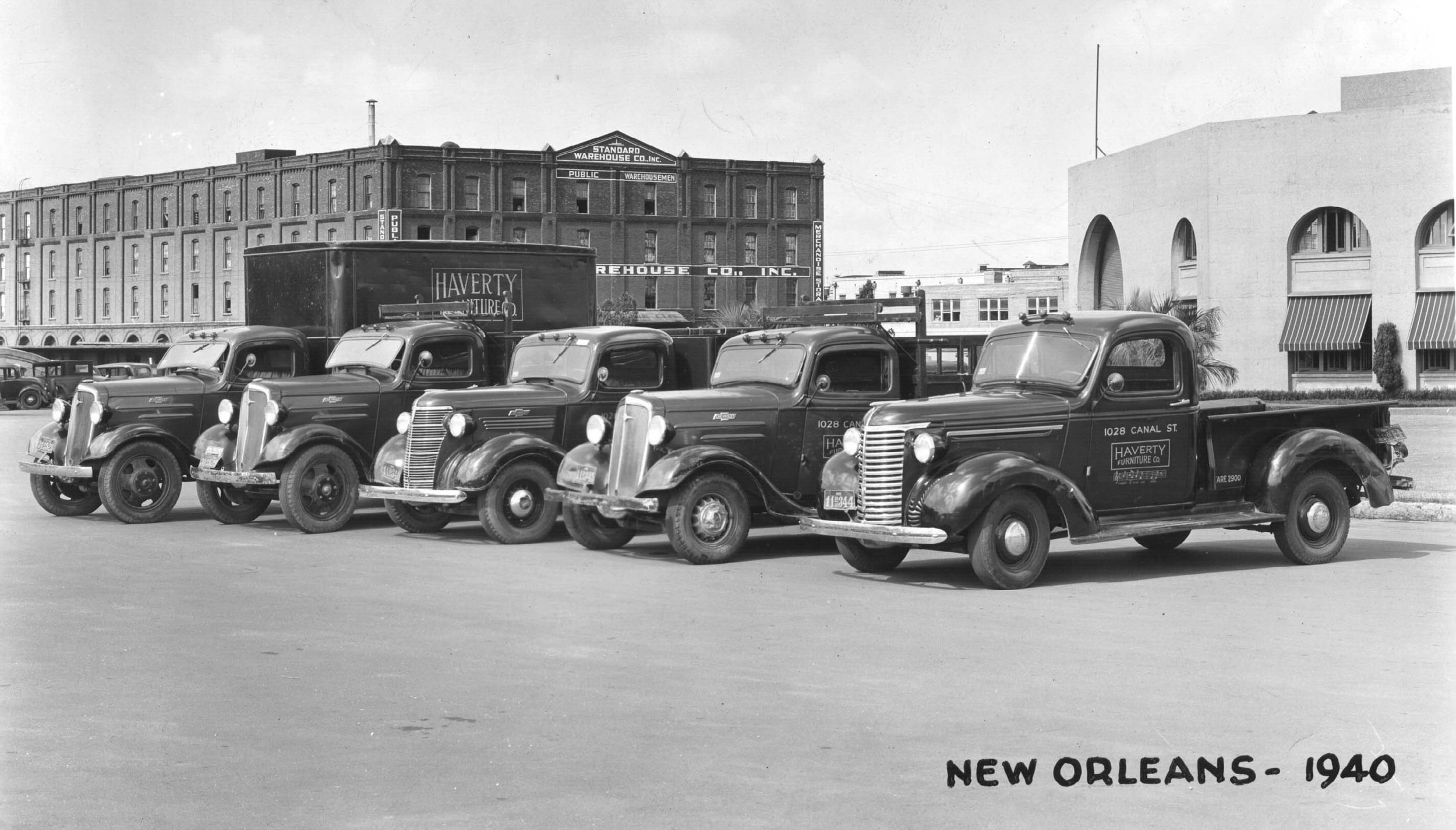 Havertys Furniture Co. warehouse in New Orleans, 1940