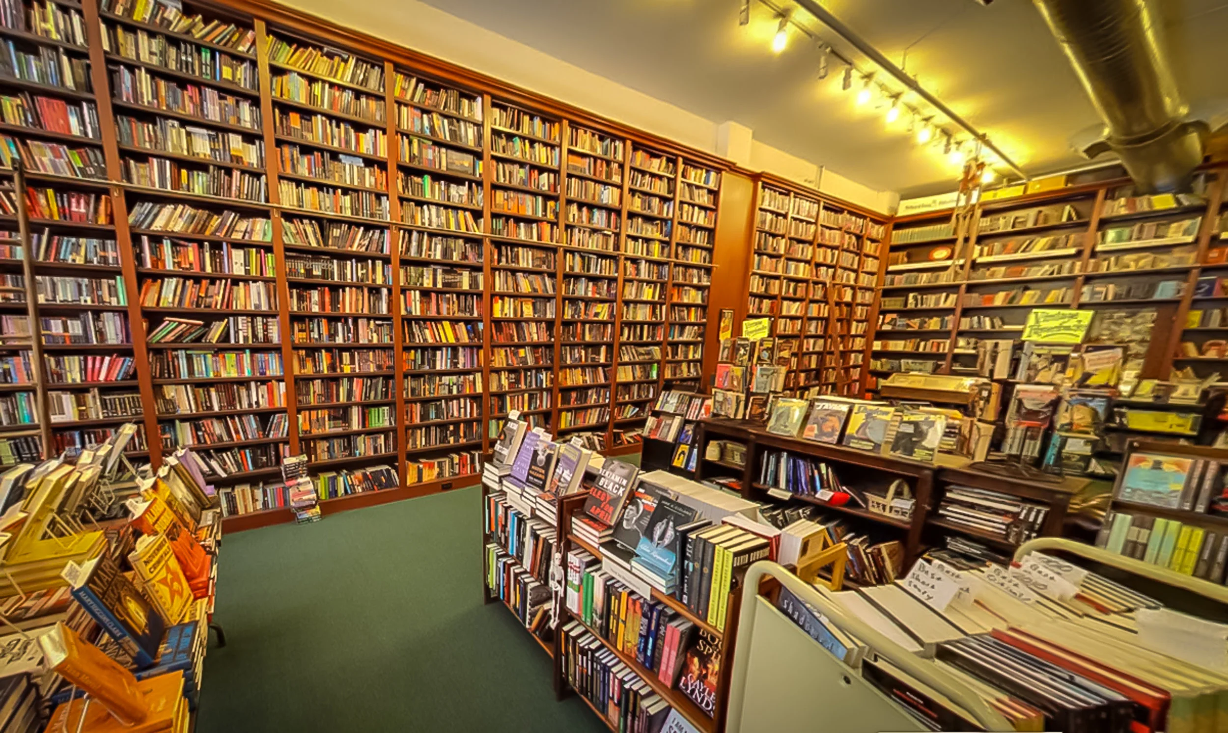 THE MYSTERIOUS BOOKSHOP MAIN HALL. PHOTO: LUCAS COMPAN