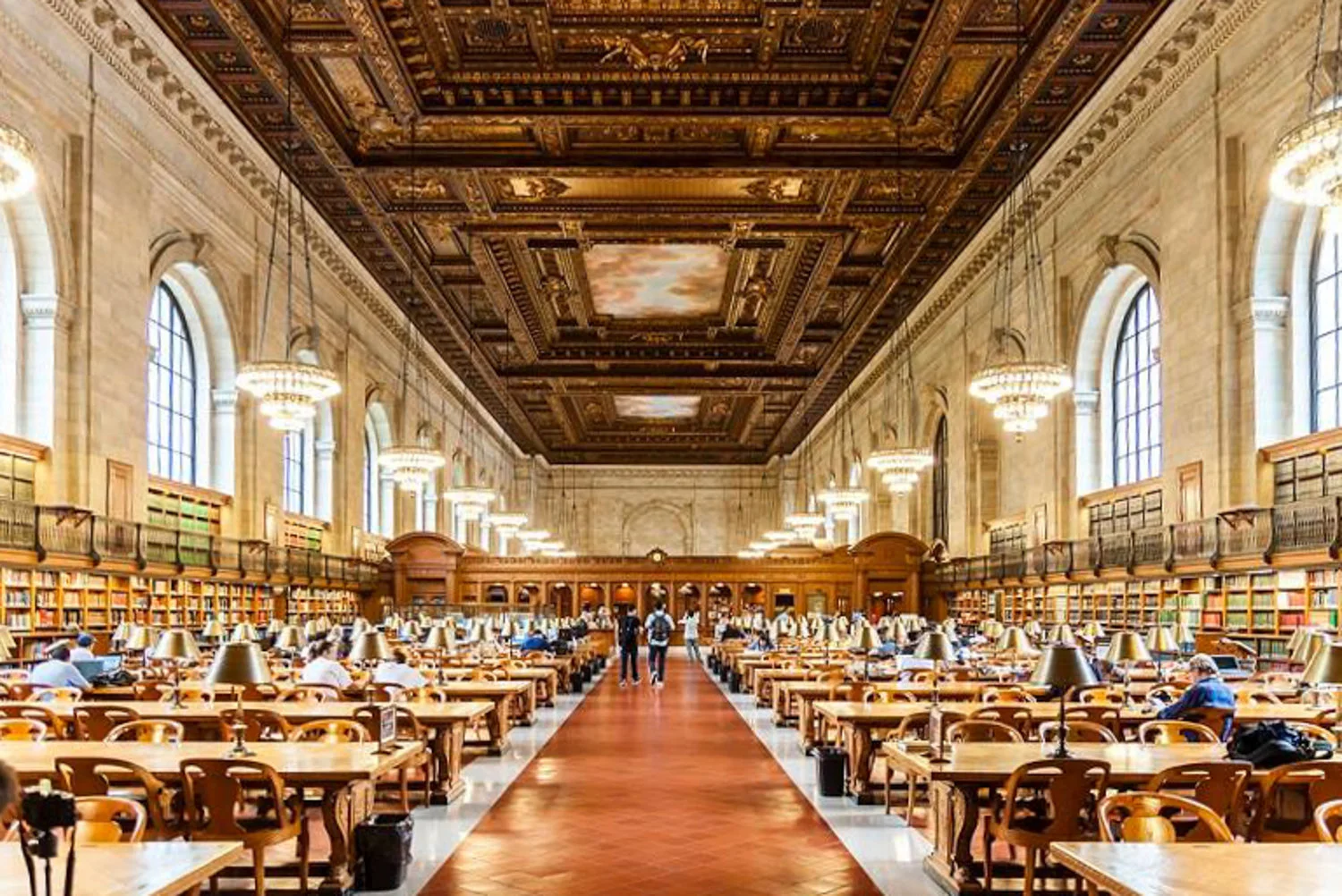 ROSE MAIN READING ROOM, NEW YORK PUBLIC LIBRARY. PHOTO: @LUCASCOMPAN