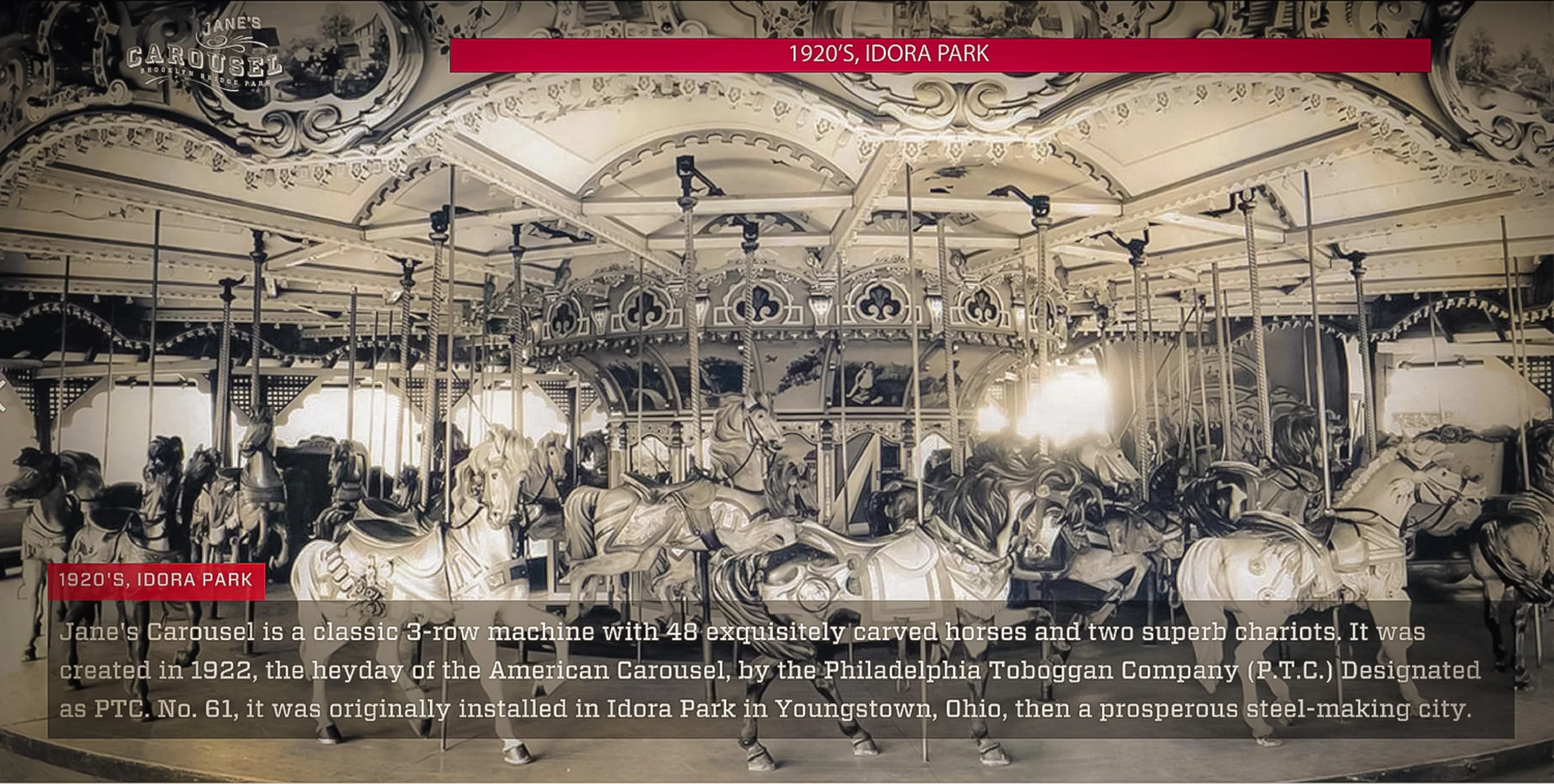 SOURCE: JANE'S CAROUSEL OFFICIAL WEBSITE