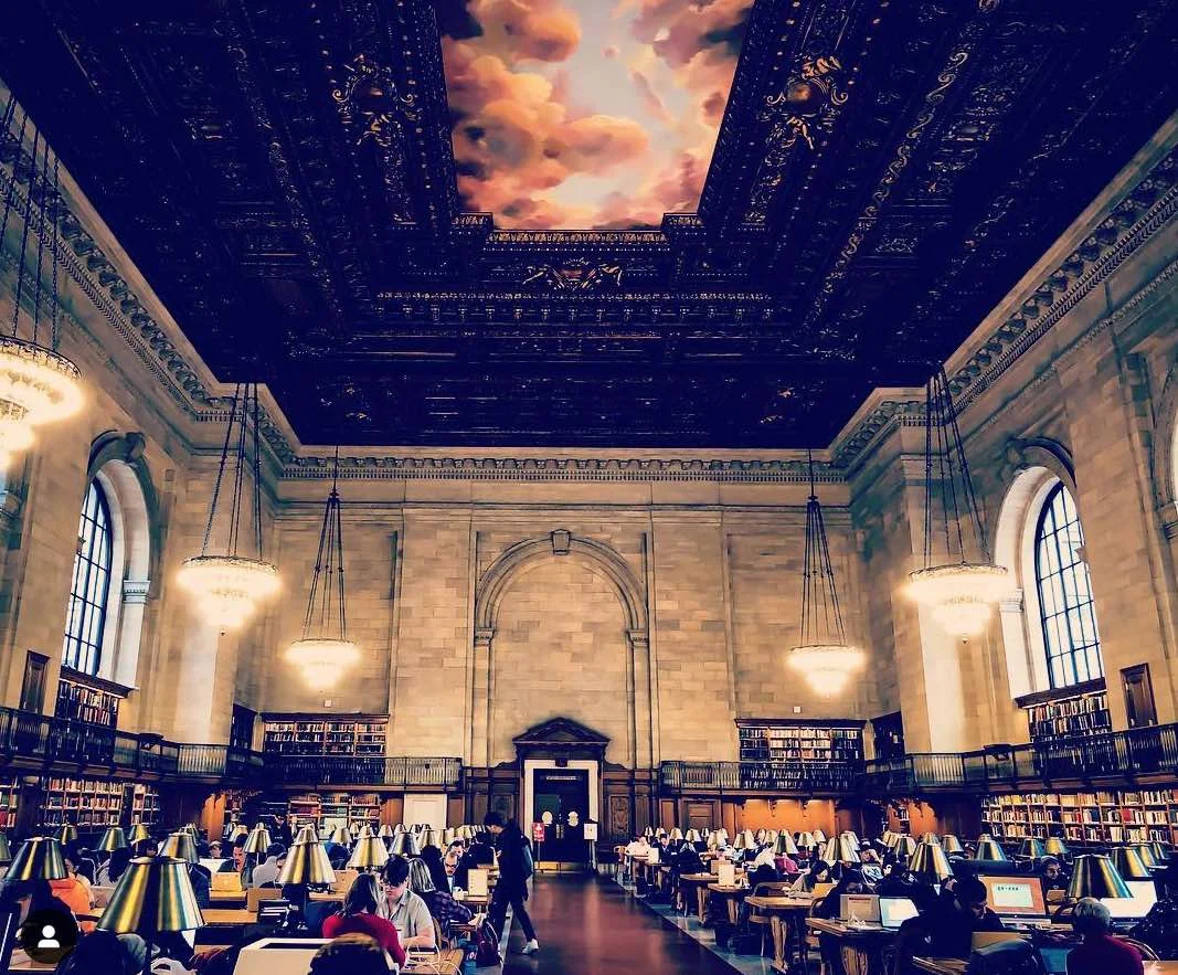 Rose Main Reading Room at the NYPL - New york city public library. Photo @lucascompan