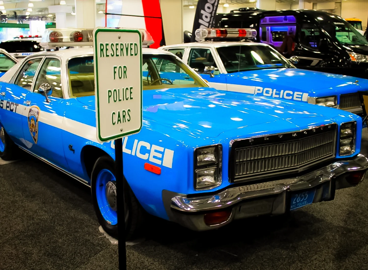 CHEVROLET CAPRICE – While not the most high profile part of the 2016 New York Auto Show, the classic cars at the NYPD display allow visitors to feel like they're traveling through time.
