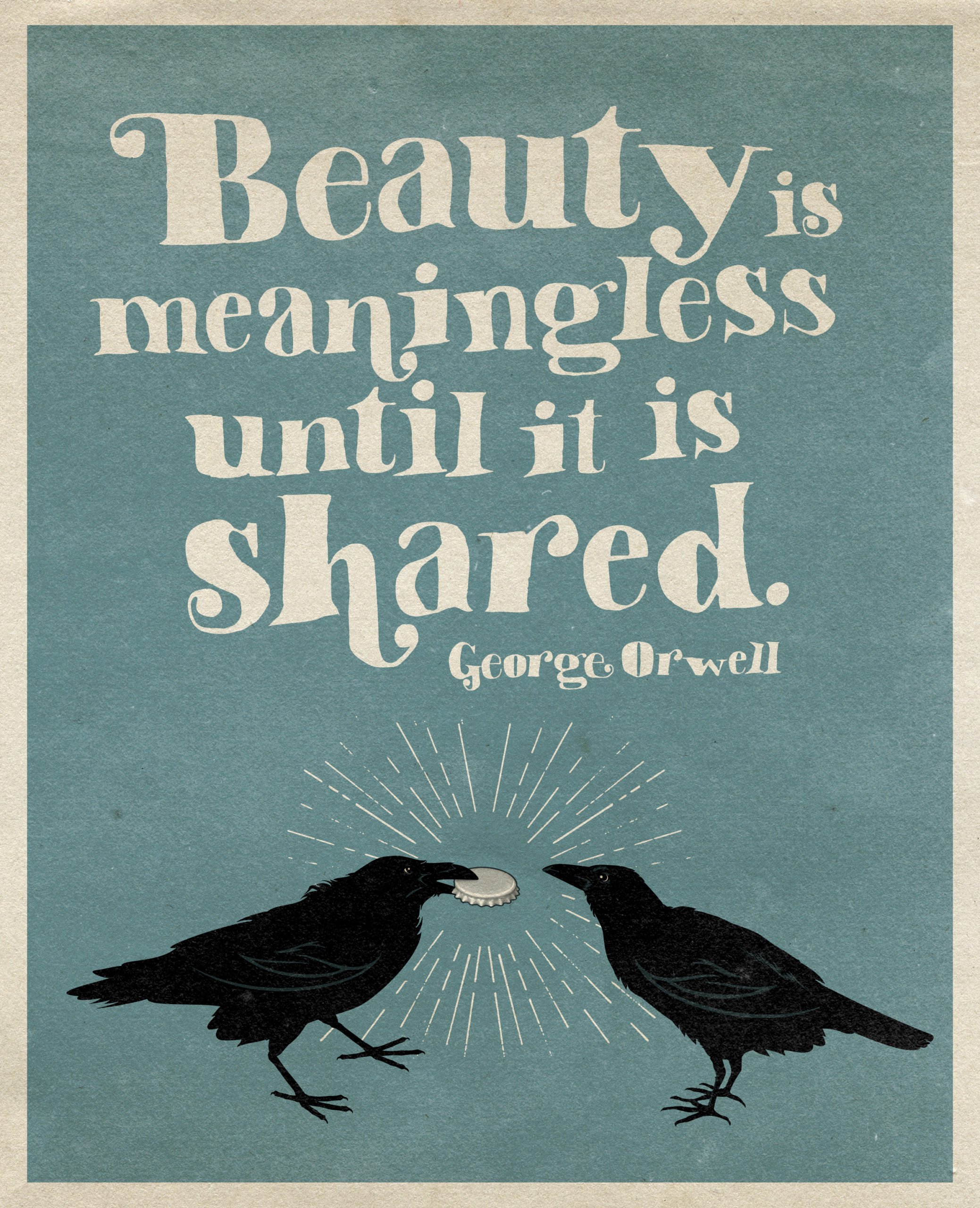 Orwell Quote Poster