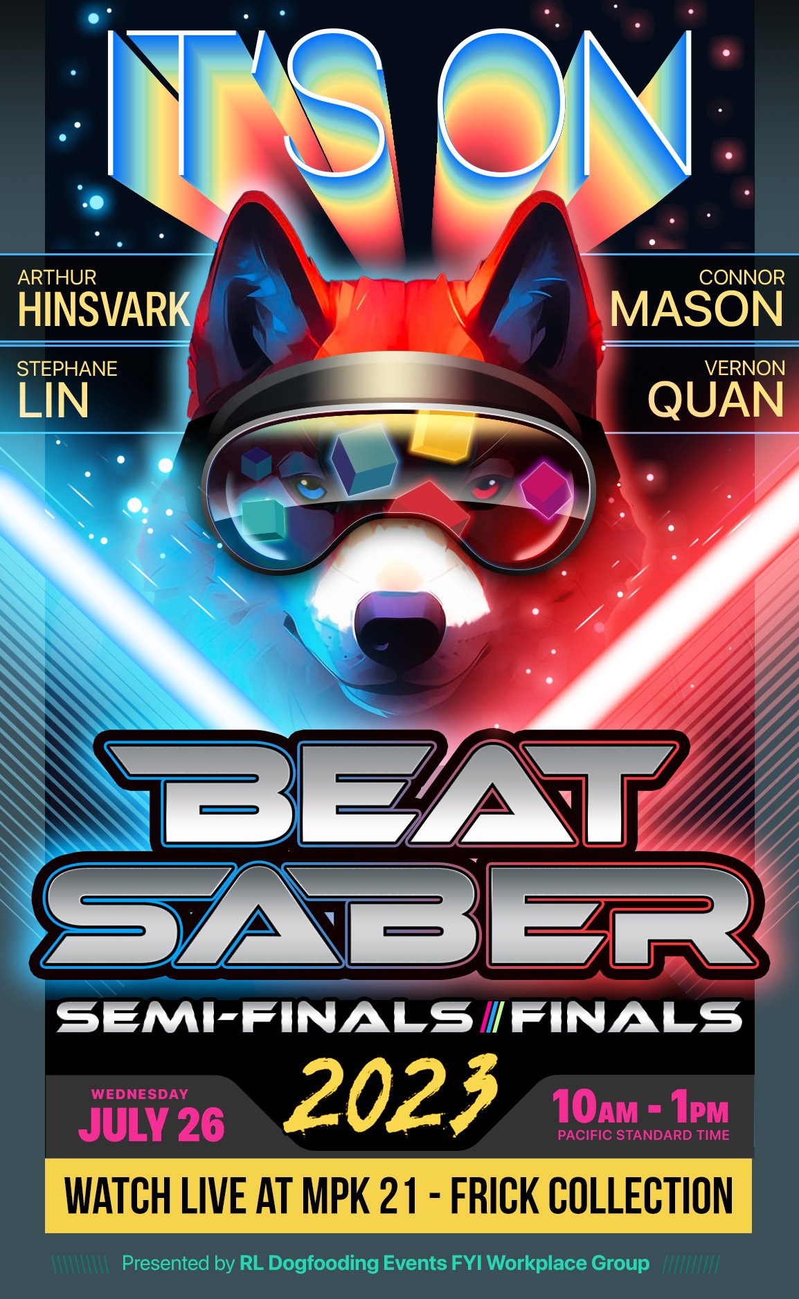 Beat Saber Tournament Poster