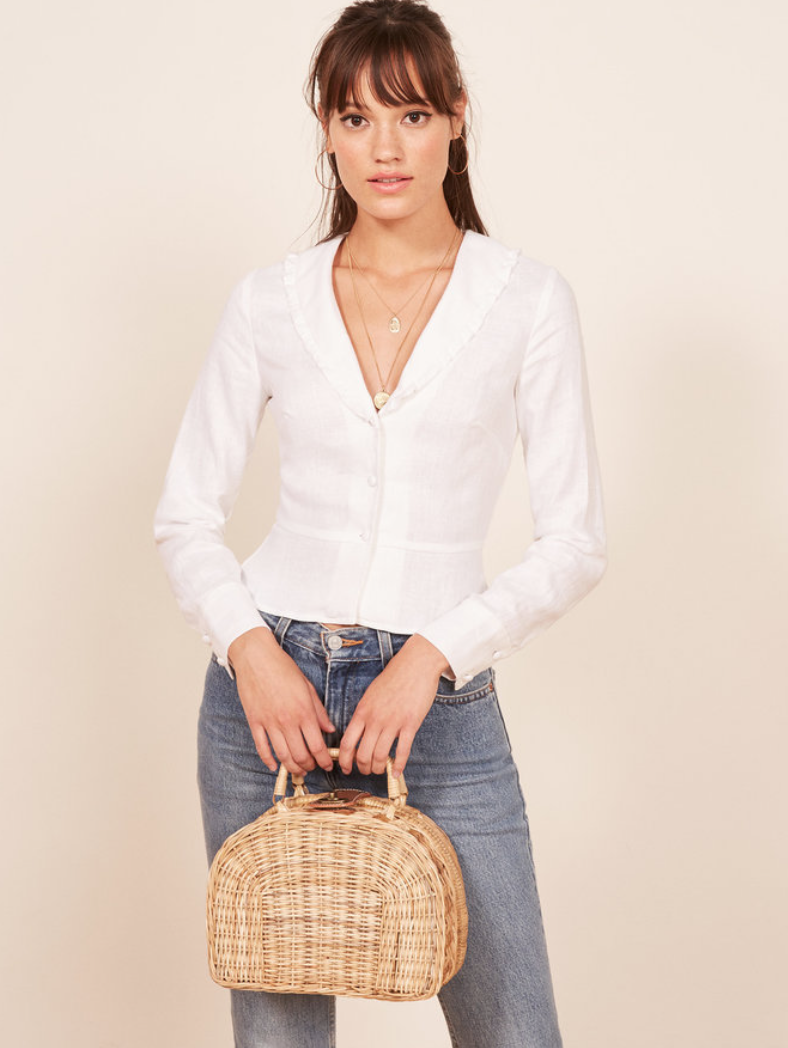  Reformation blouse -  shop here  